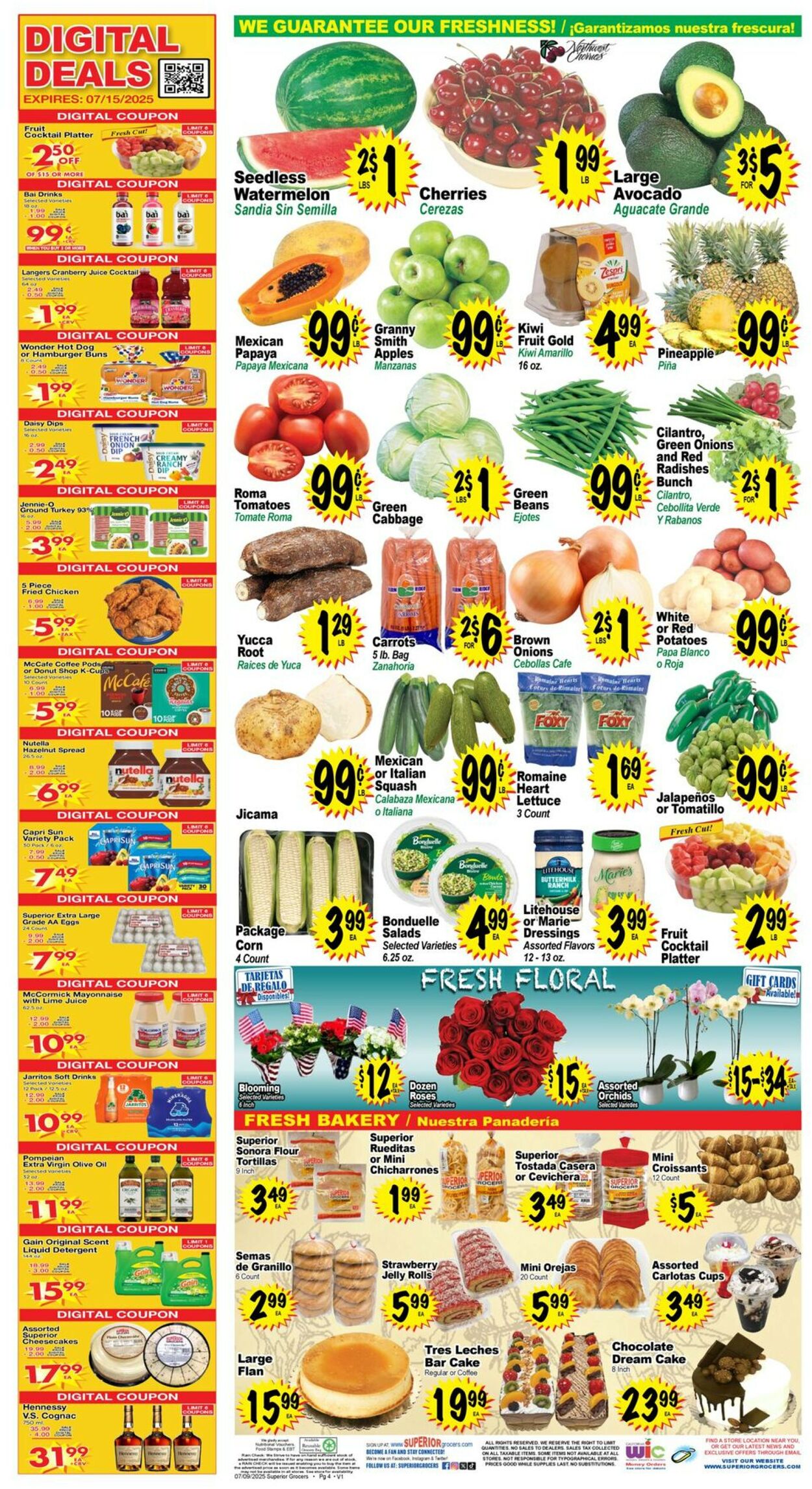 Catalogue Superior Grocers from 07/09/2025