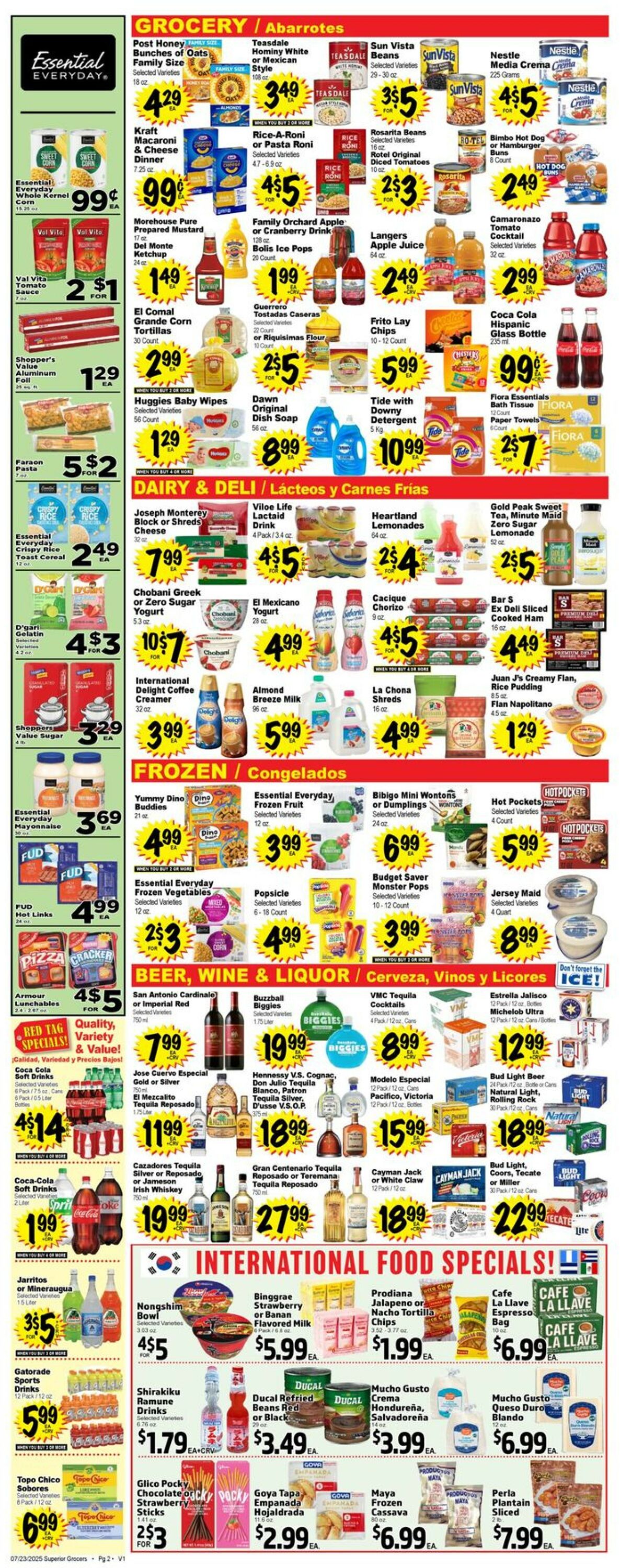 Catalogue Superior Grocers from 07/23/2025