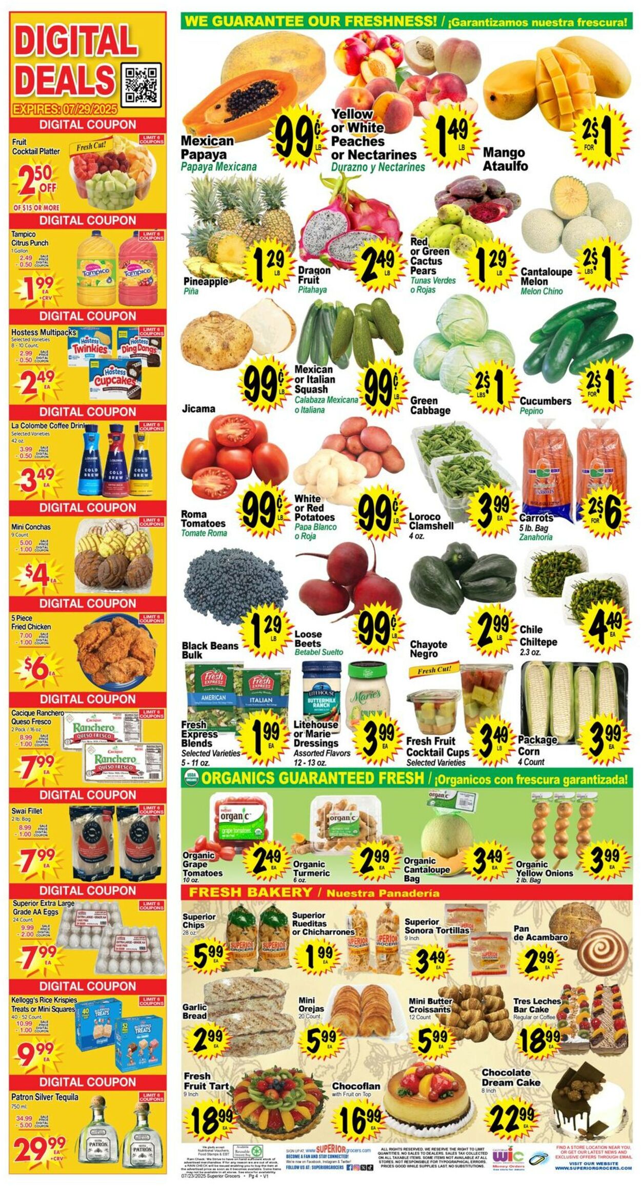 Catalogue Superior Grocers from 07/23/2025