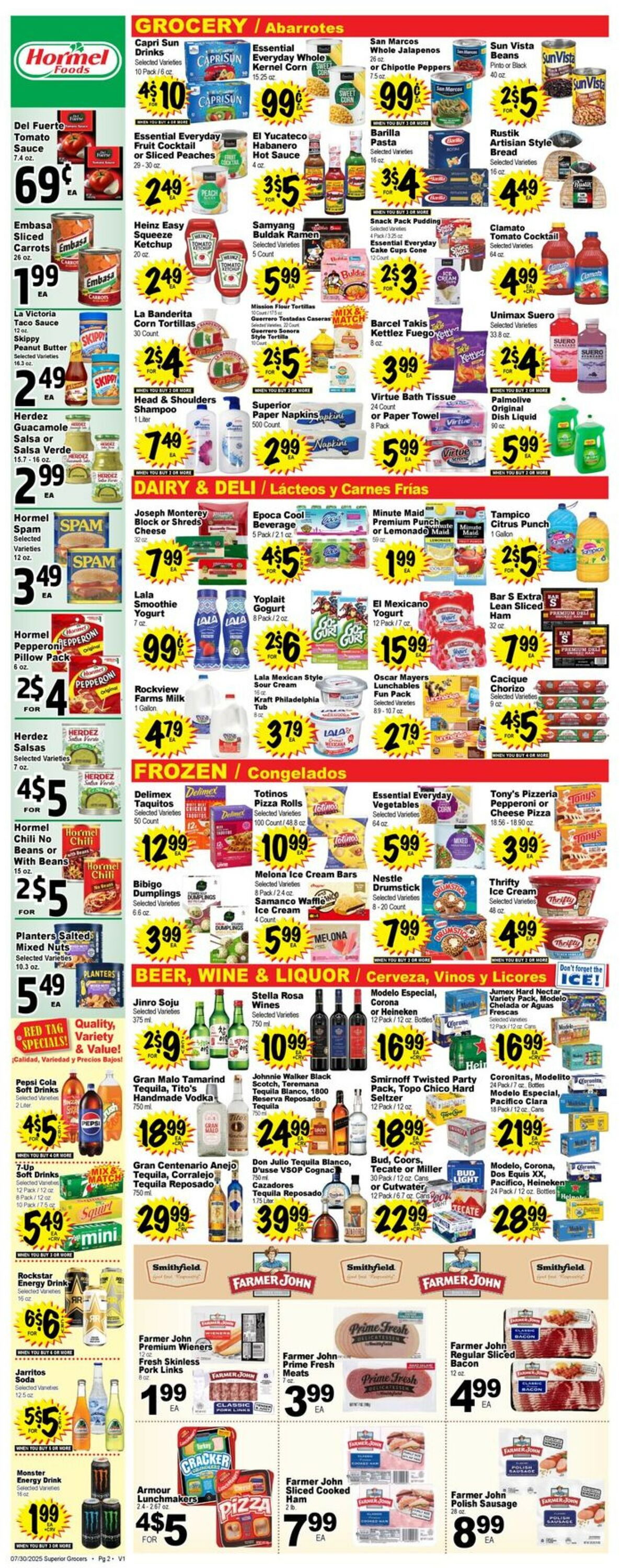 Catalogue Superior Grocers from 07/30/2025