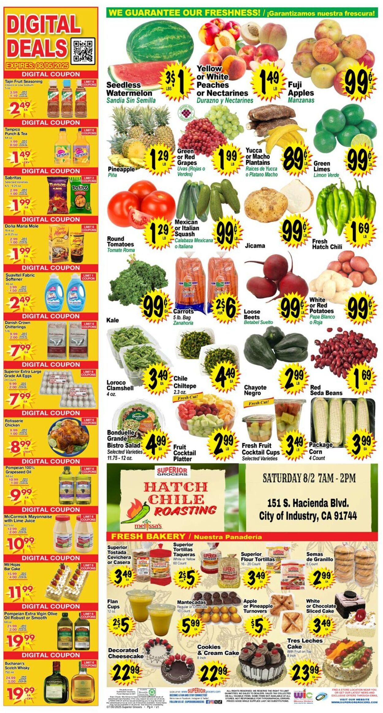 Catalogue Superior Grocers from 07/30/2025