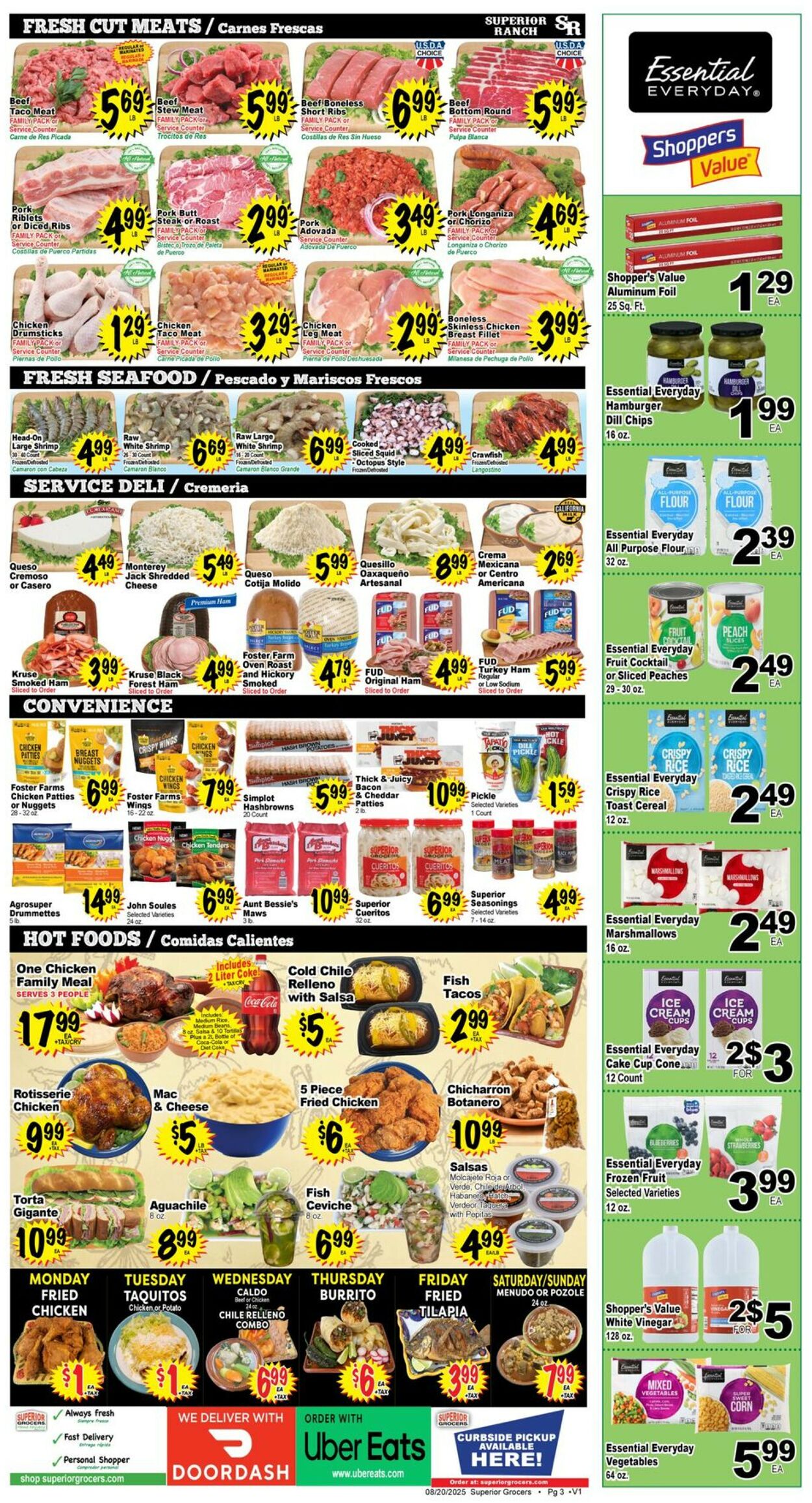 Catalogue Superior Grocers from 08/20/2025