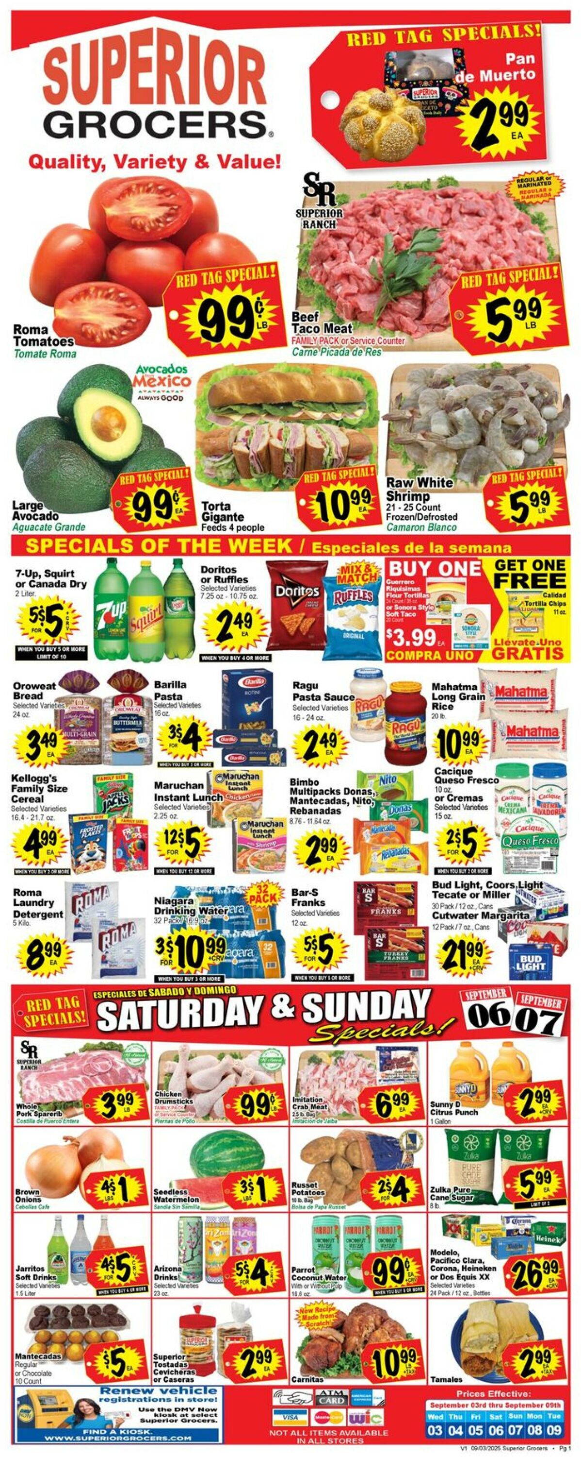 Catalogue Superior Grocers from 09/03/2025