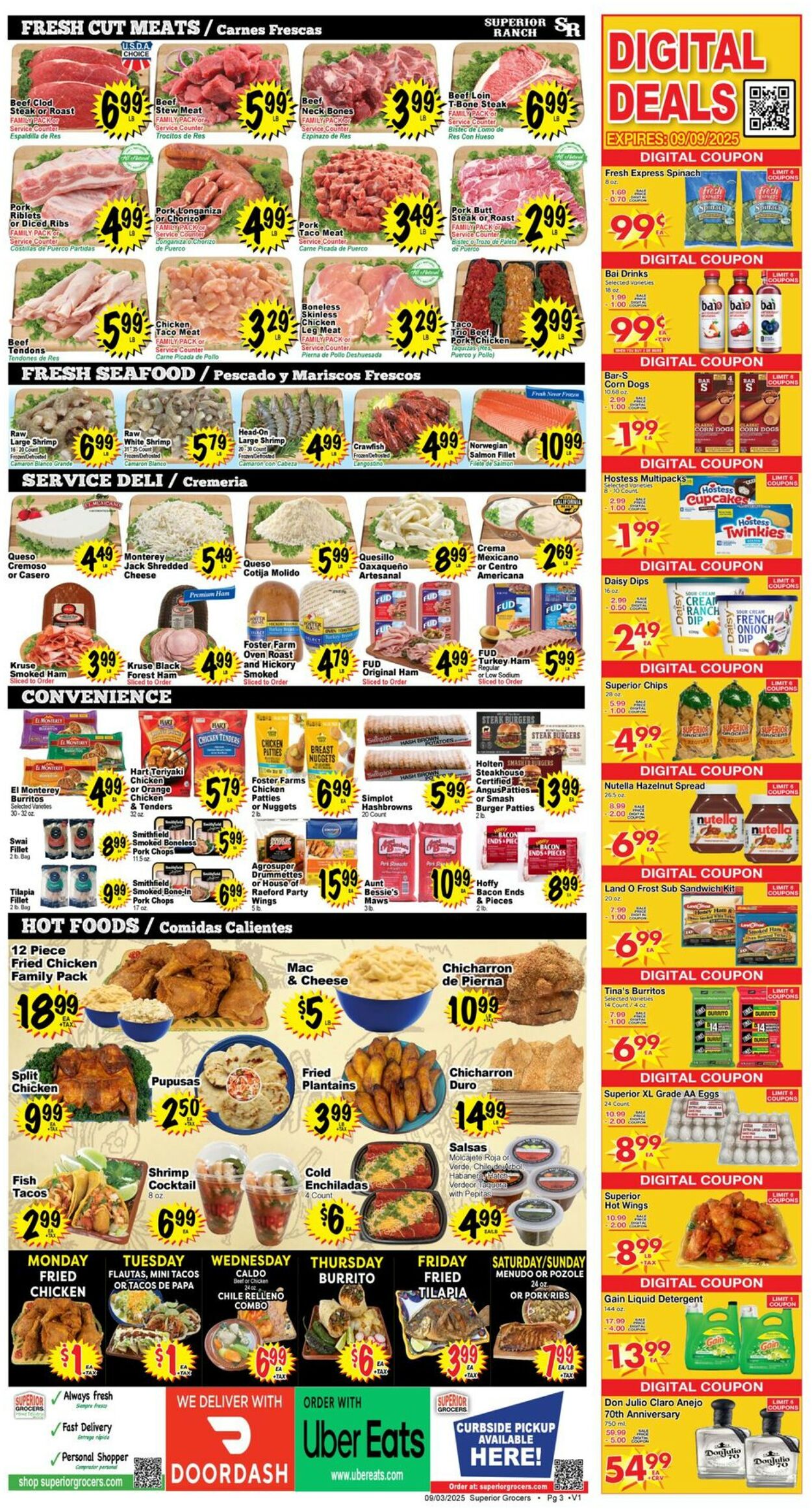 Catalogue Superior Grocers from 09/03/2025