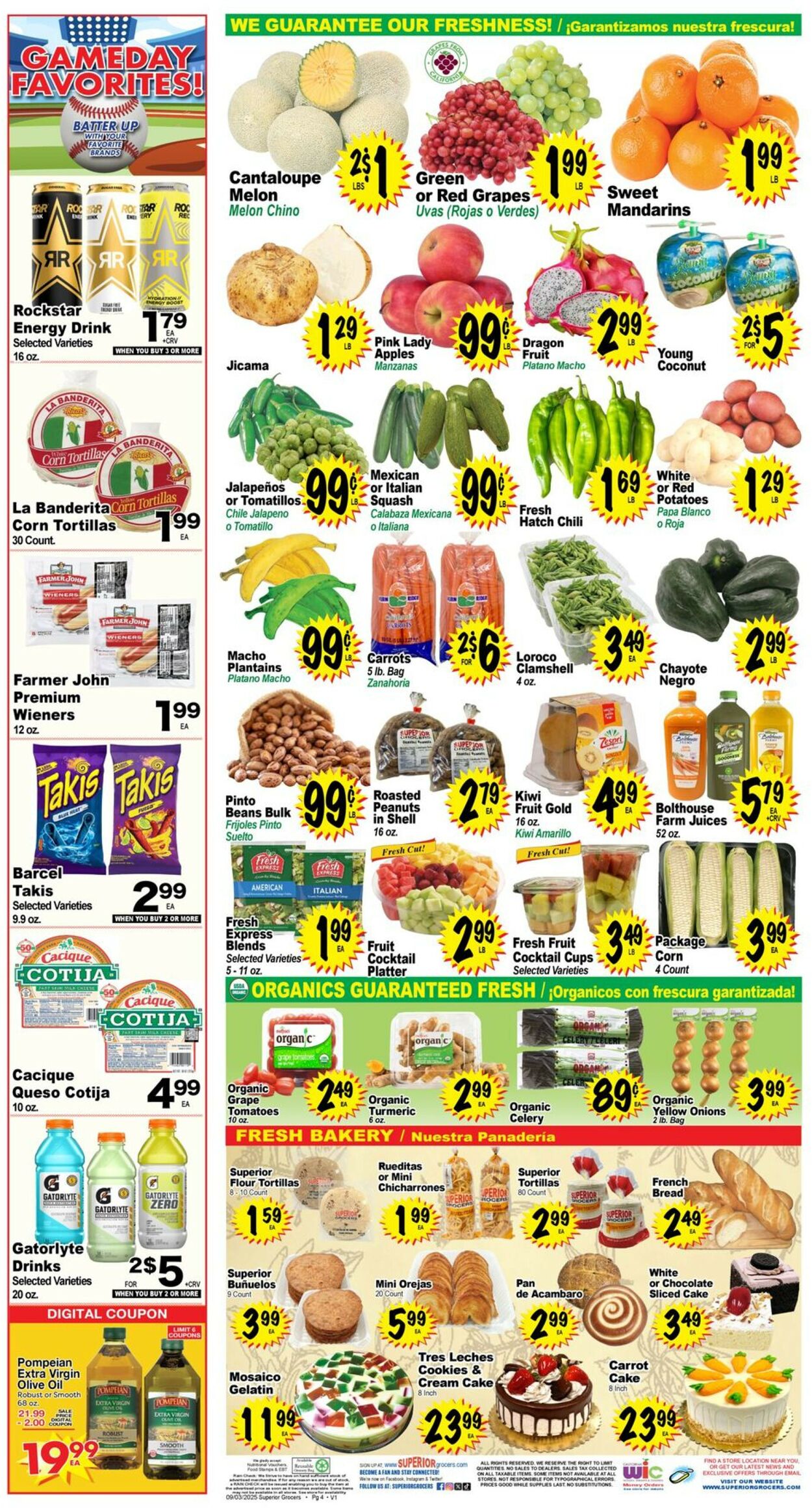 Catalogue Superior Grocers from 09/03/2025