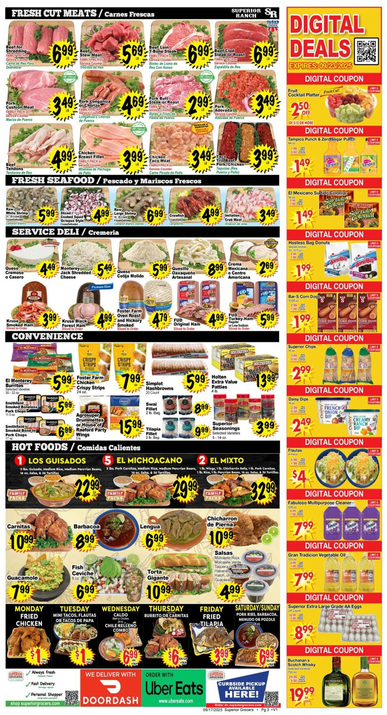 Catalogue Superior Grocers from 09/17/2025