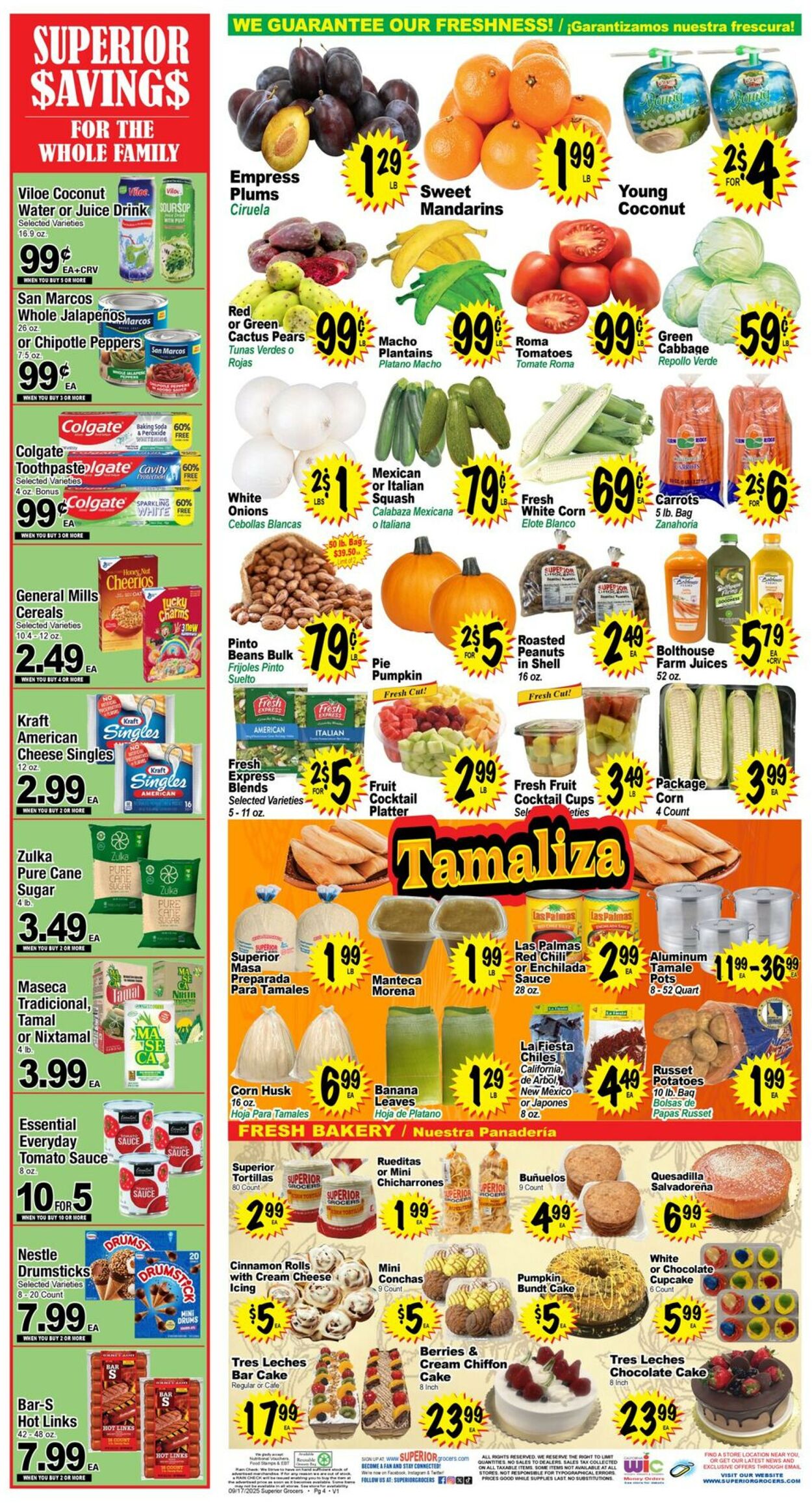 Catalogue Superior Grocers from 09/17/2025