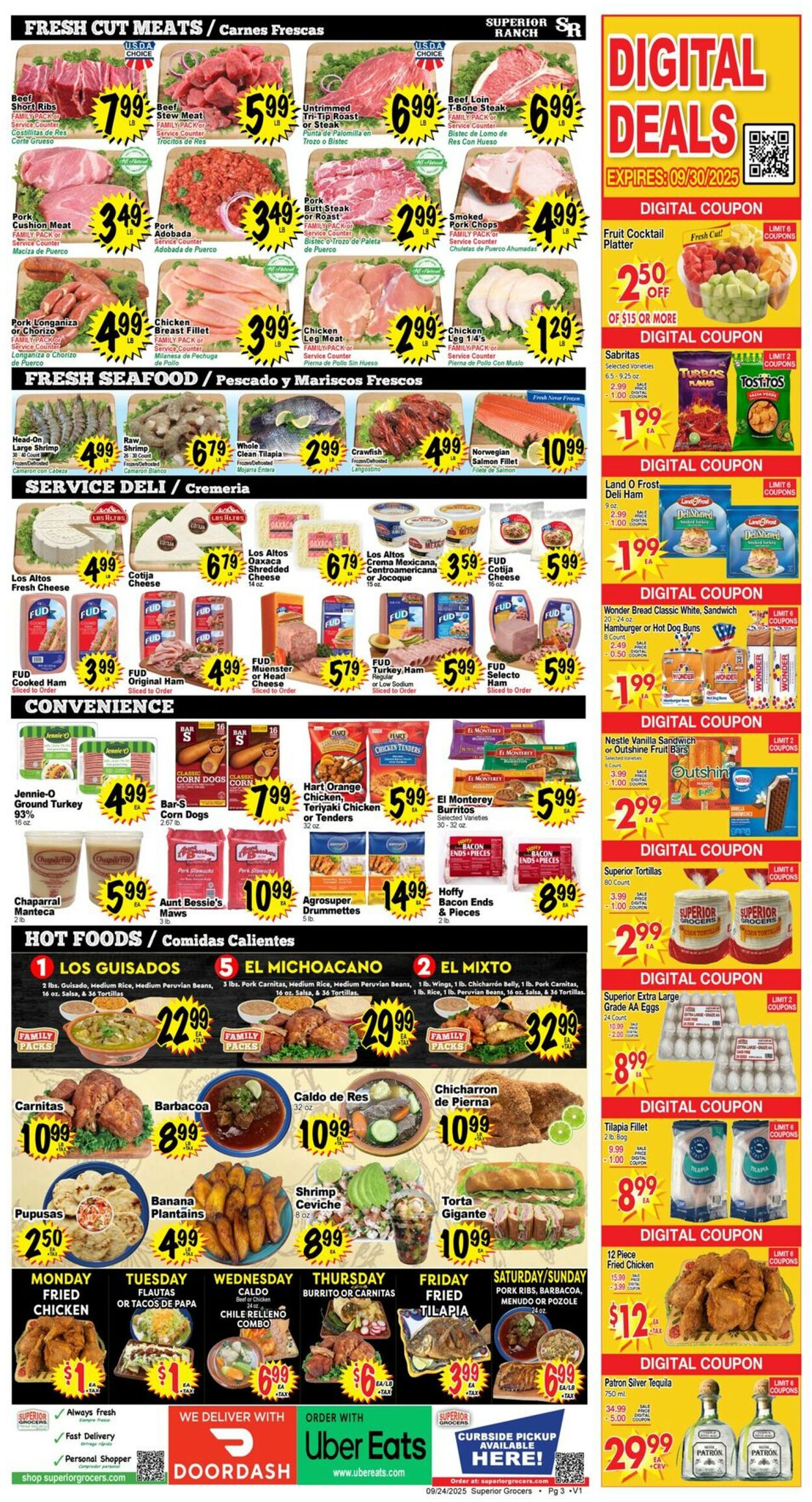 Catalogue Superior Grocers from 09/24/2025