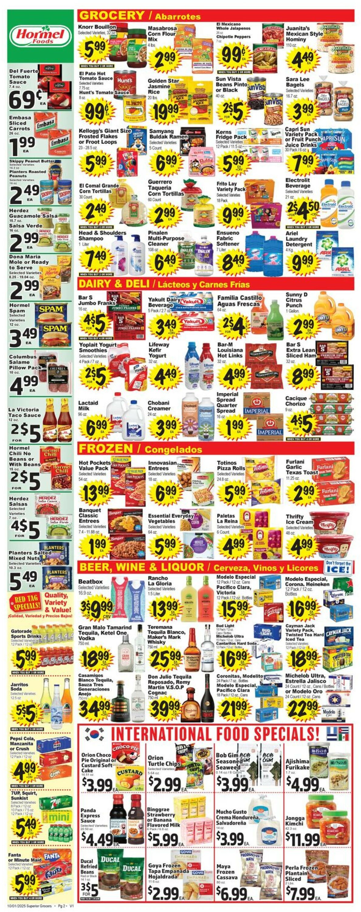 Catalogue Superior Grocers from 10/01/2025