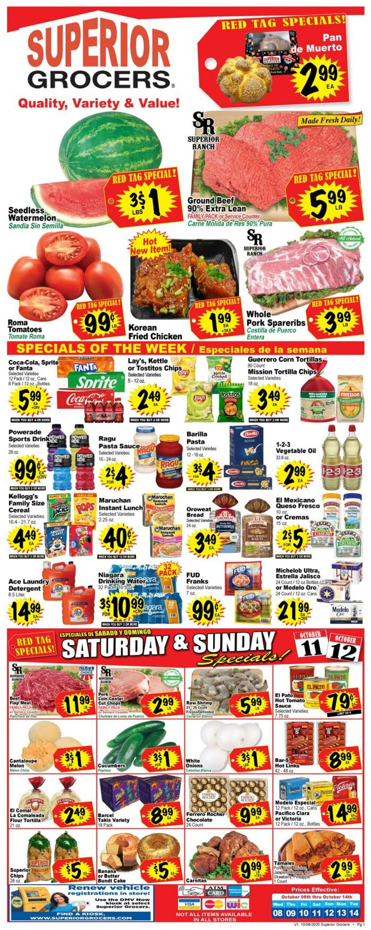 Catalogue Superior Grocers from 10/08/2025