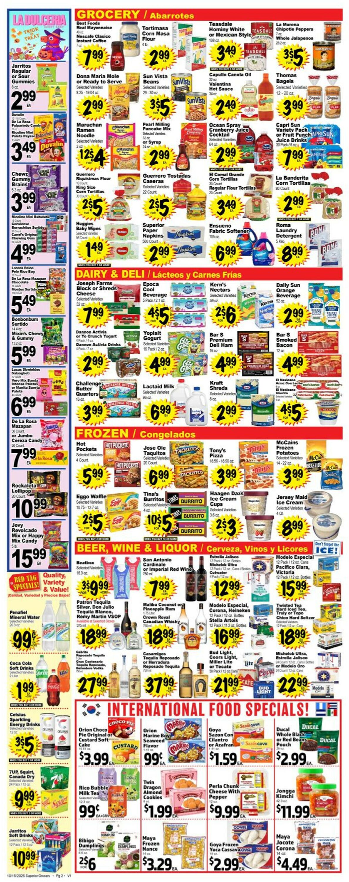 Catalogue Superior Grocers from 10/15/2025