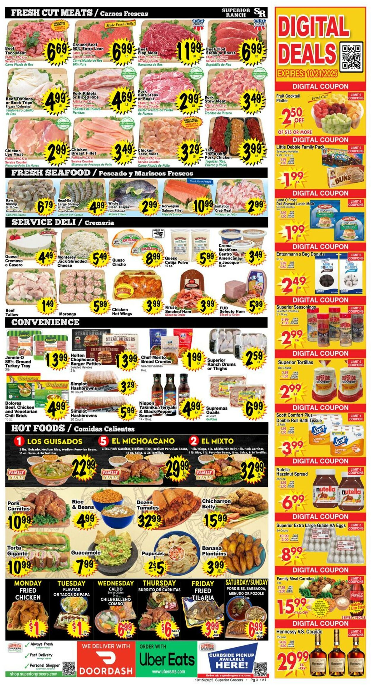 Catalogue Superior Grocers from 10/15/2025