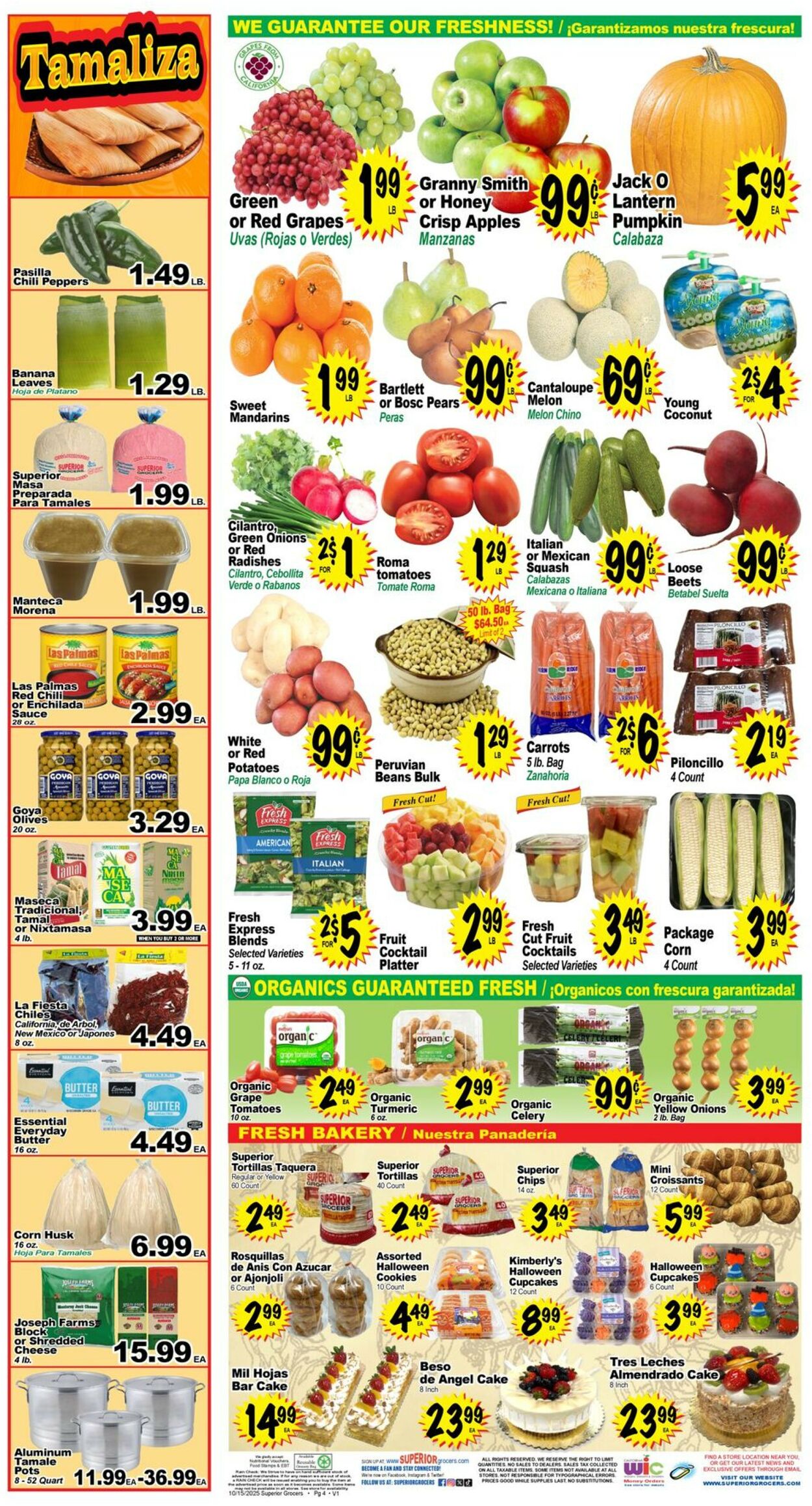 Catalogue Superior Grocers from 10/15/2025