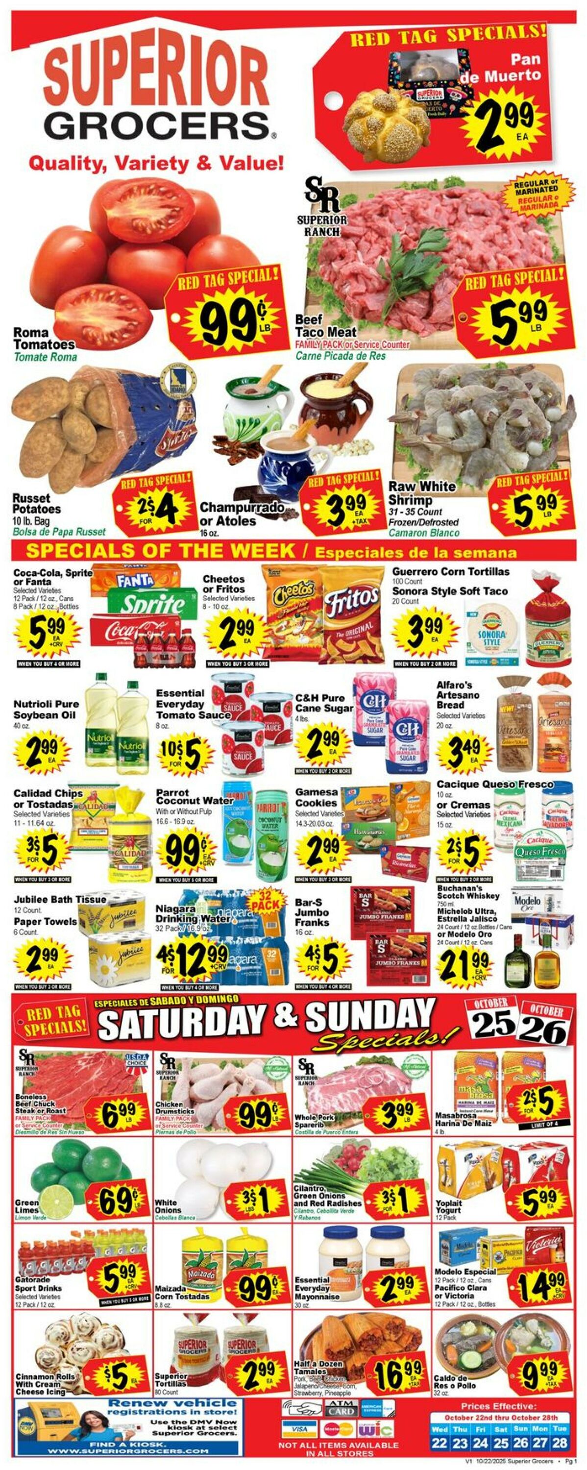 Catalogue Superior Grocers from 10/22/2025