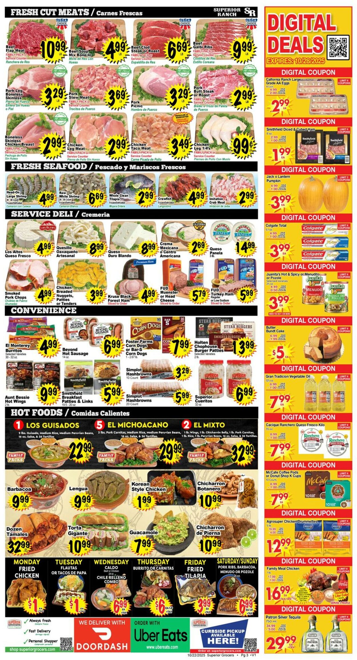Catalogue Superior Grocers from 10/22/2025