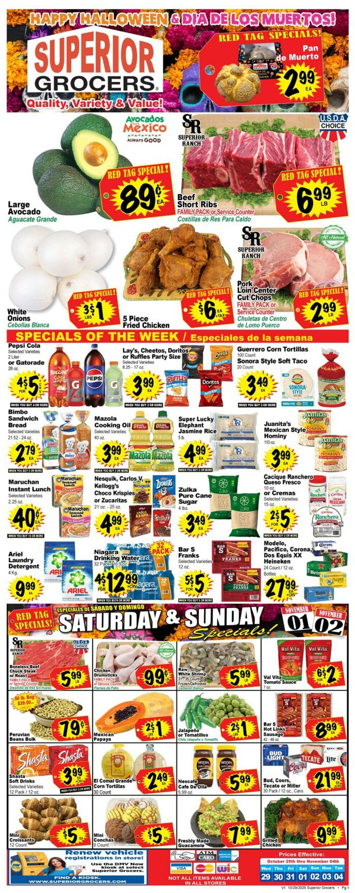 Catalogue Superior Grocers from 10/29/2025