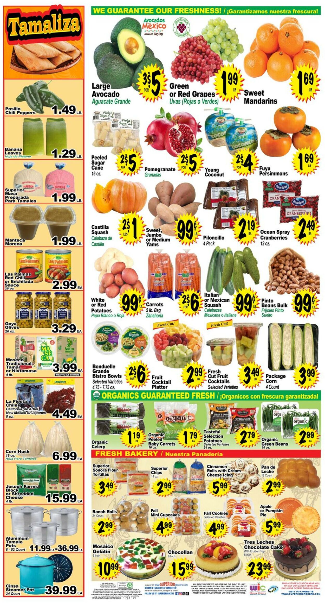 Catalogue Superior Grocers from 11/05/2025