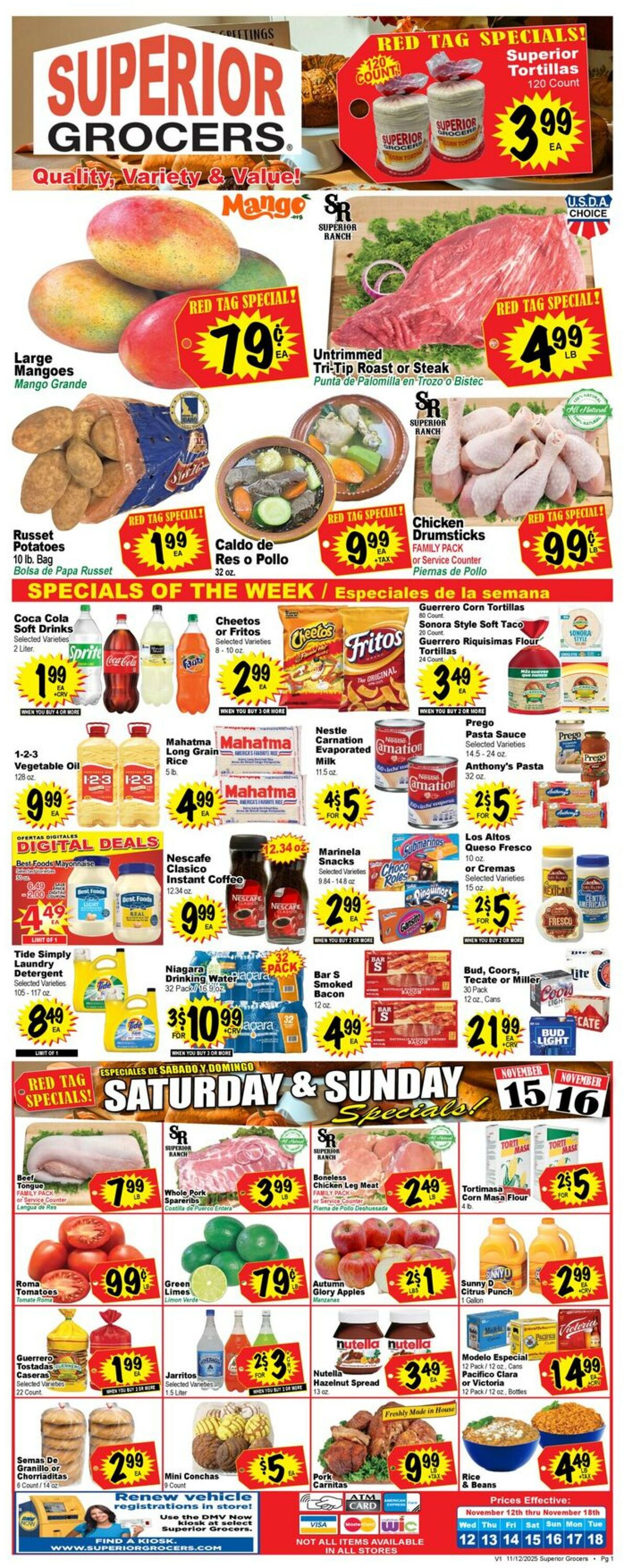 Catalogue Superior Grocers from 11/12/2025