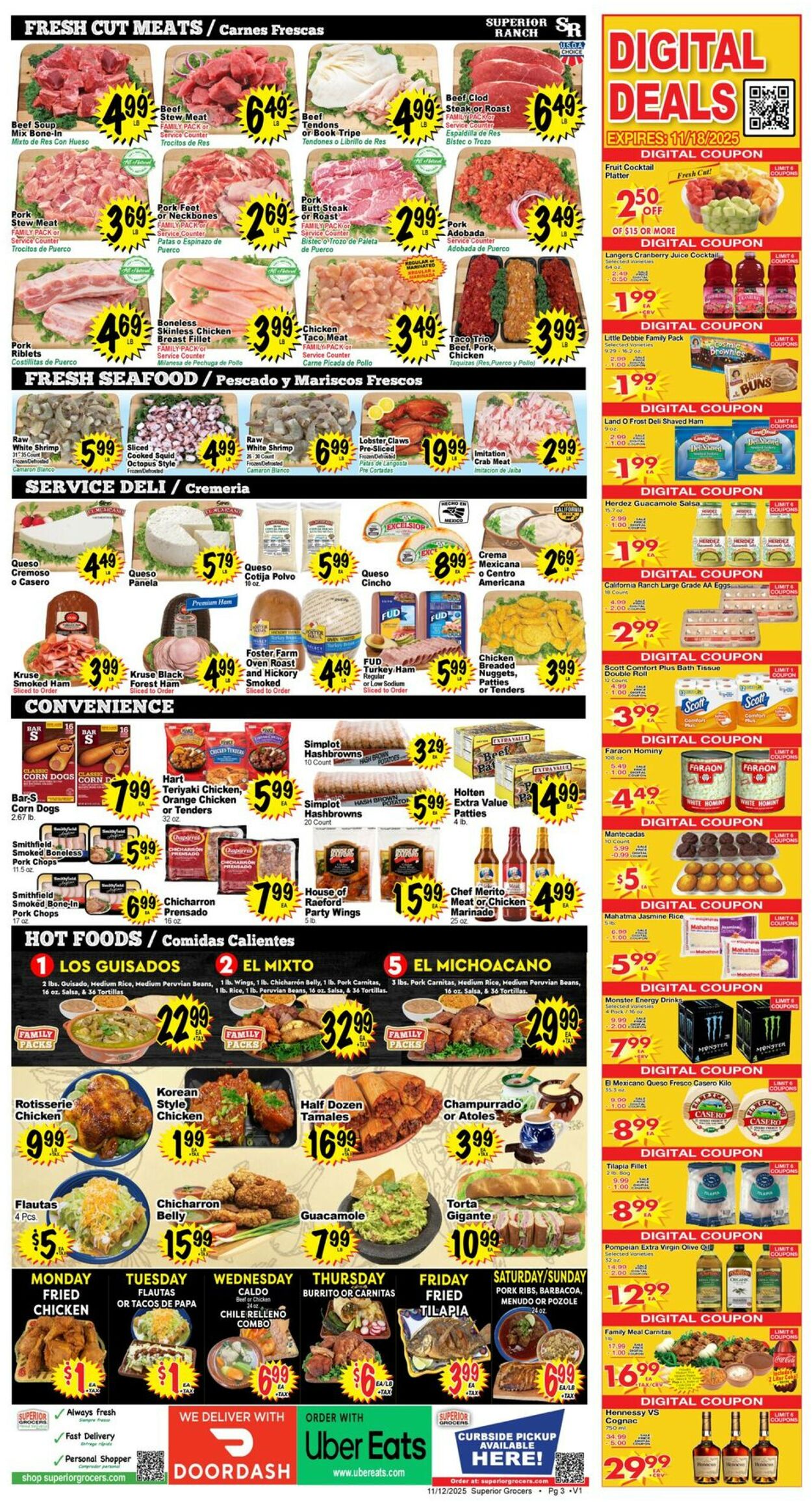 Catalogue Superior Grocers from 11/12/2025