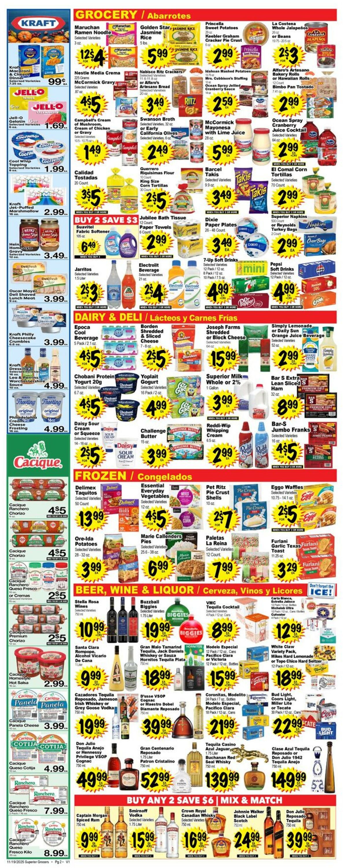 Catalogue Superior Grocers from 11/19/2025