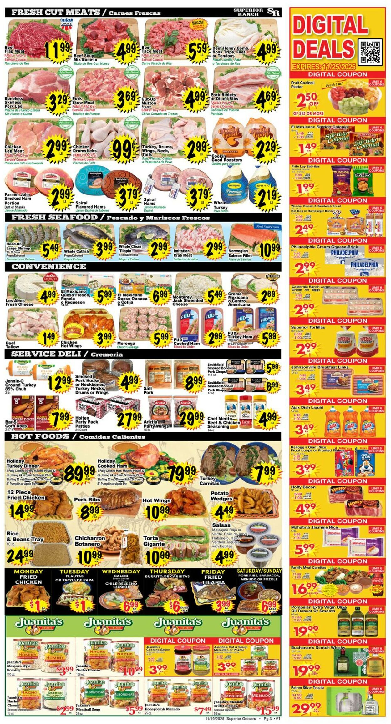 Catalogue Superior Grocers from 11/19/2025