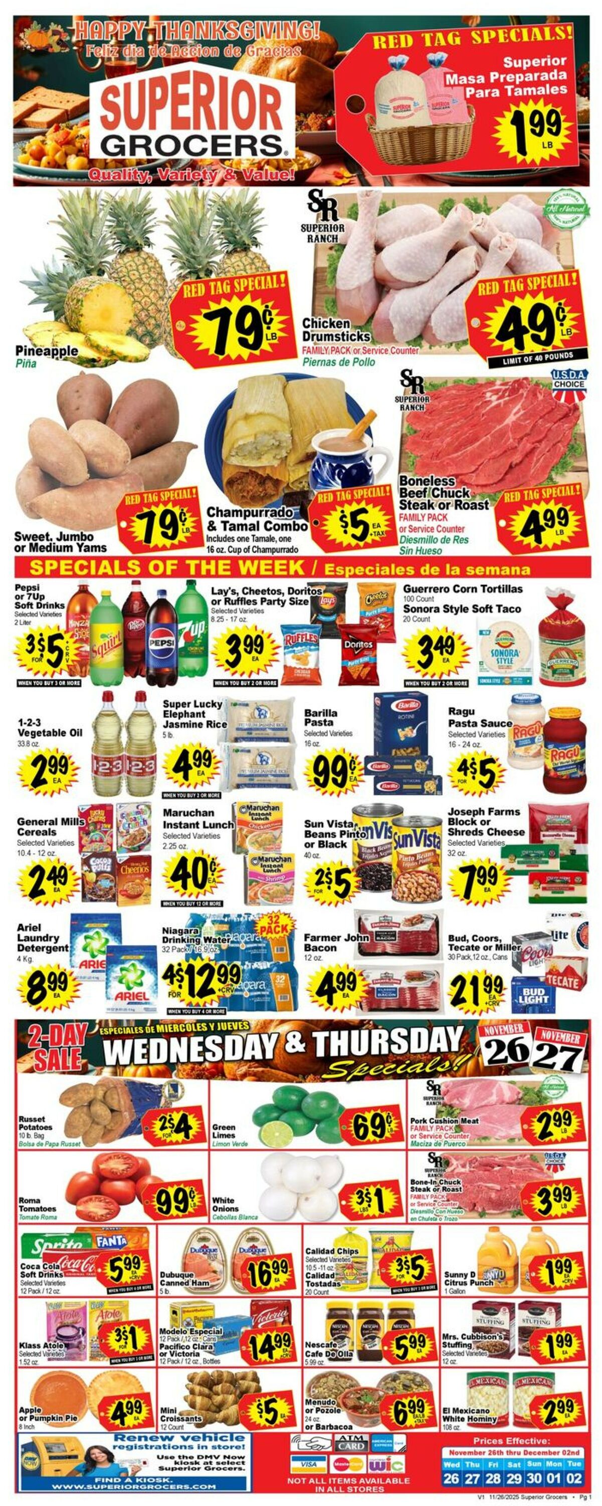 Catalogue Superior Grocers from 11/26/2025