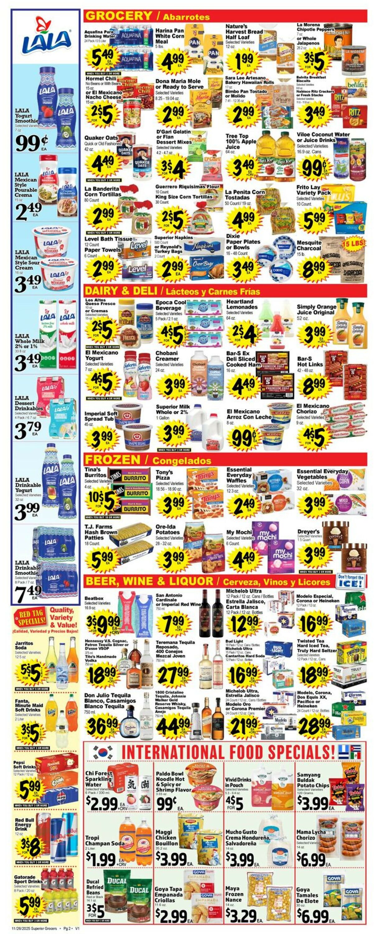 Catalogue Superior Grocers from 11/26/2025