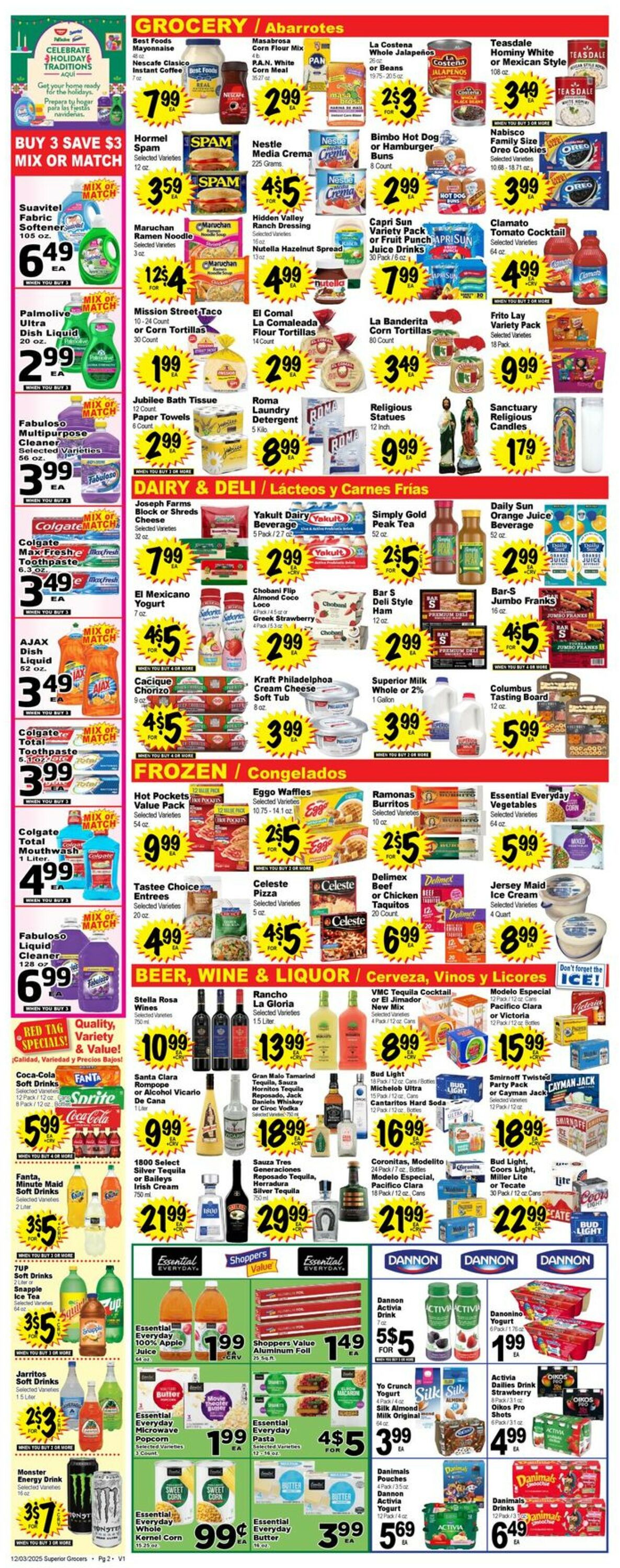 Catalogue Superior Grocers from 12/03/2025