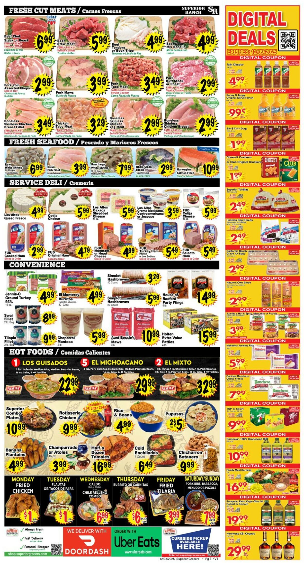 Catalogue Superior Grocers from 12/03/2025