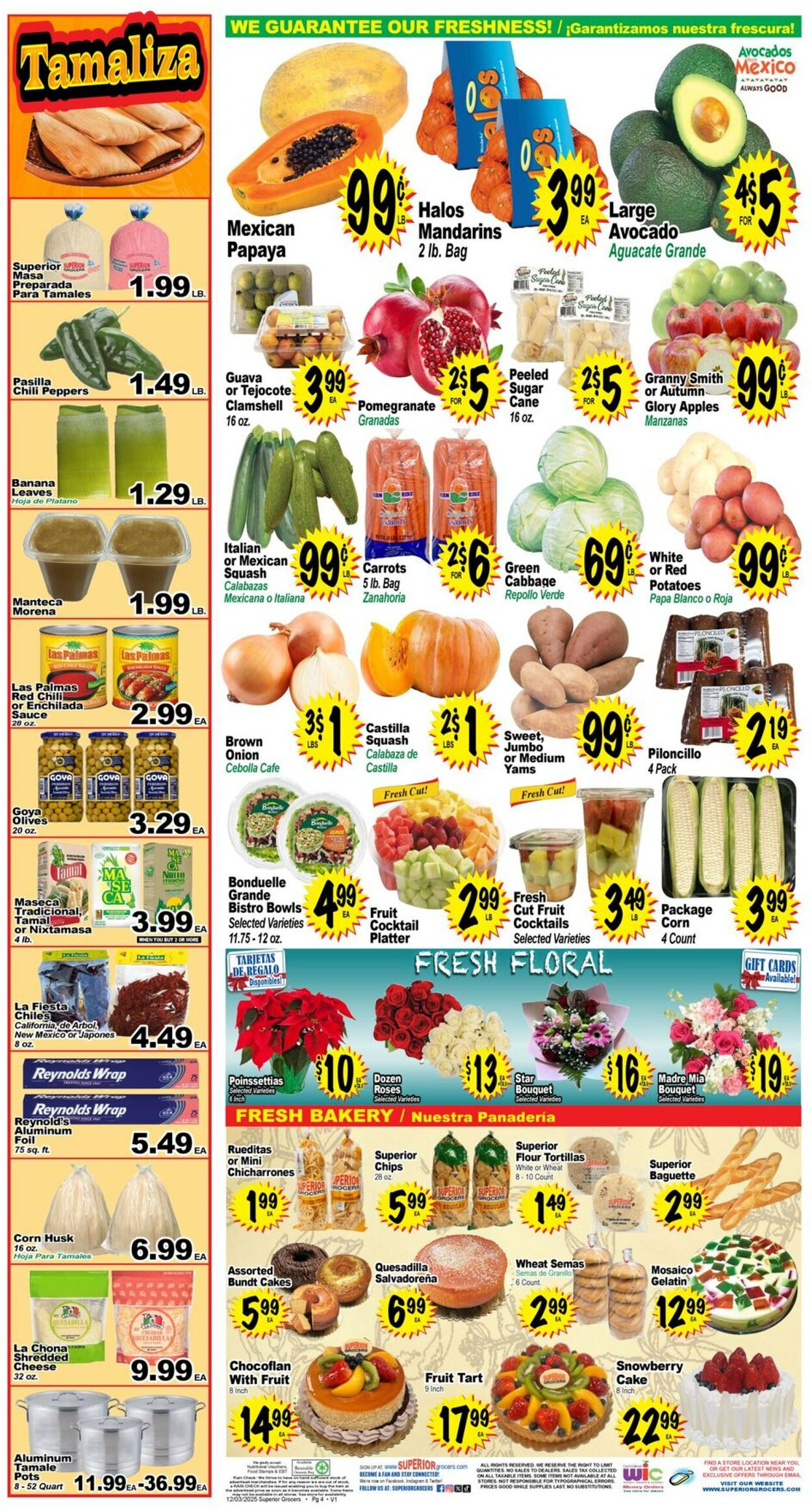 Catalogue Superior Grocers from 12/03/2025