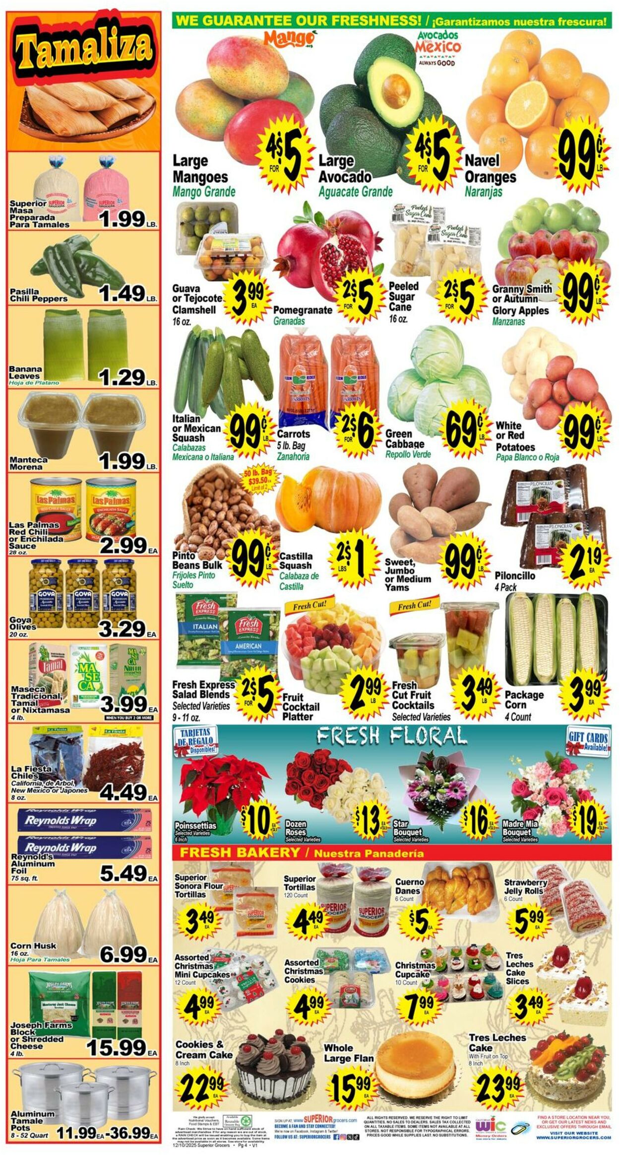 Catalogue Superior Grocers from 12/10/2025