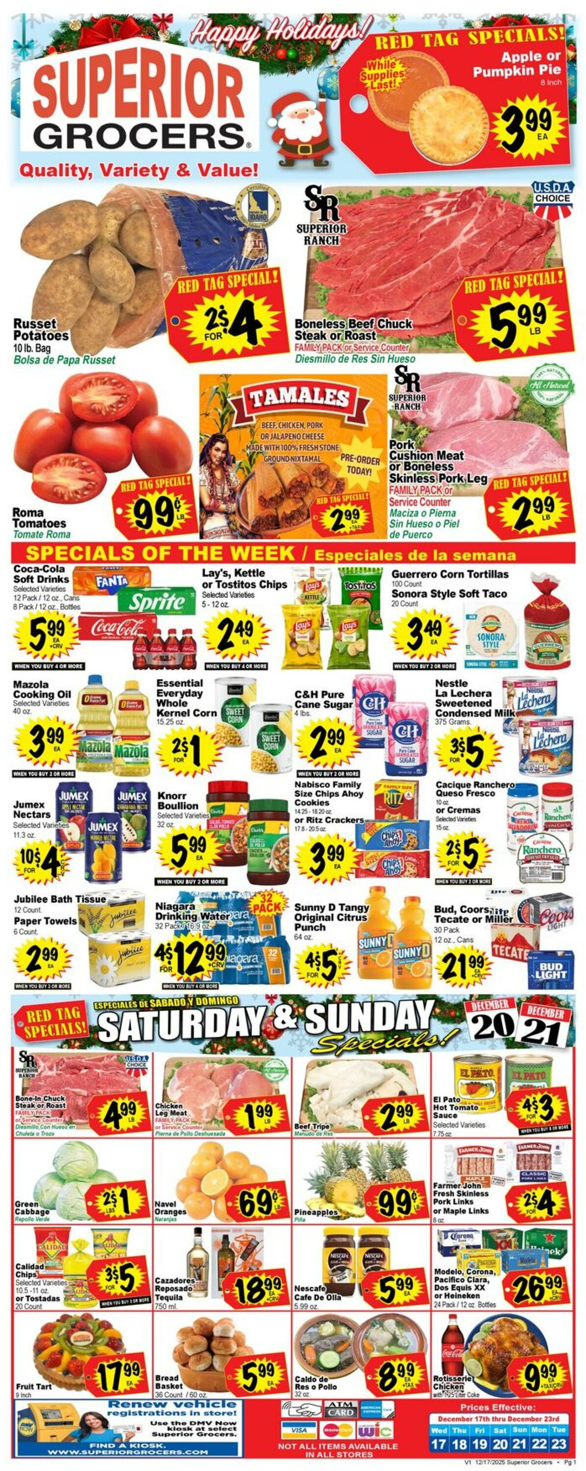 Catalogue Superior Grocers from 12/17/2025