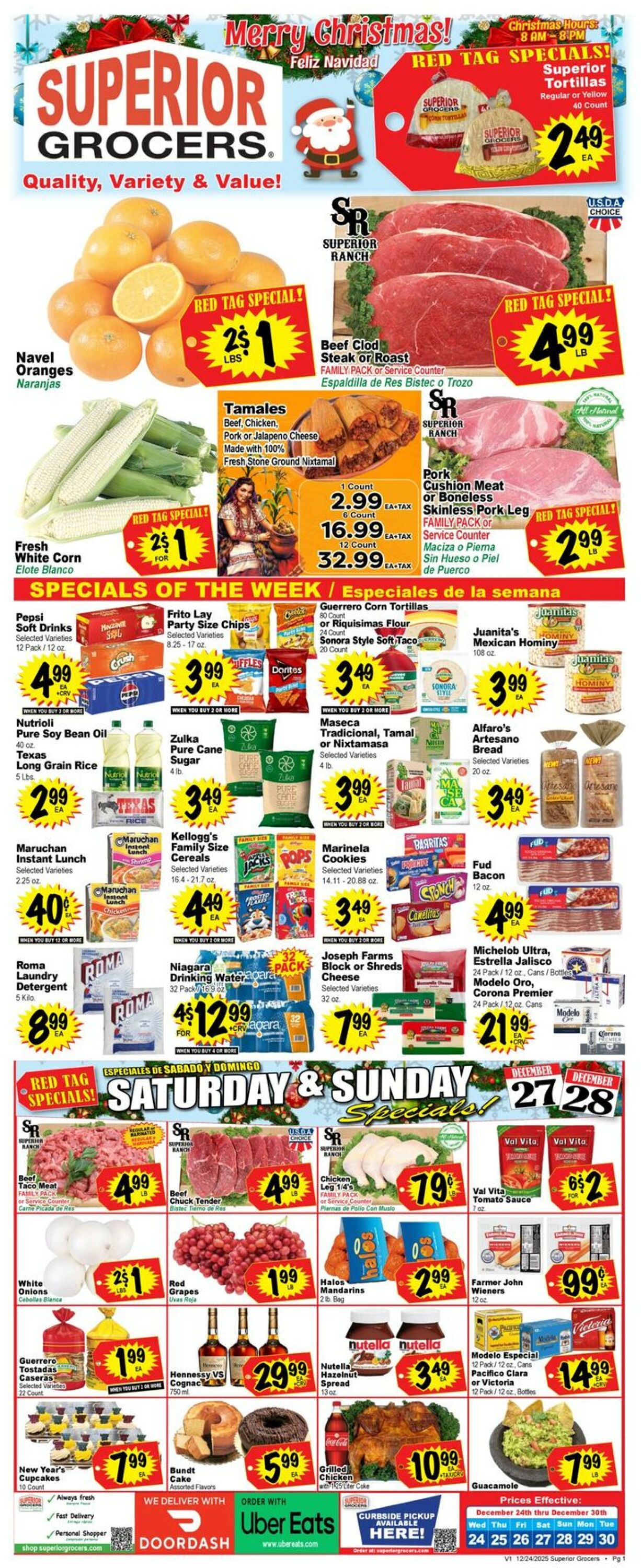 Catalogue Superior Grocers from 12/24/2025