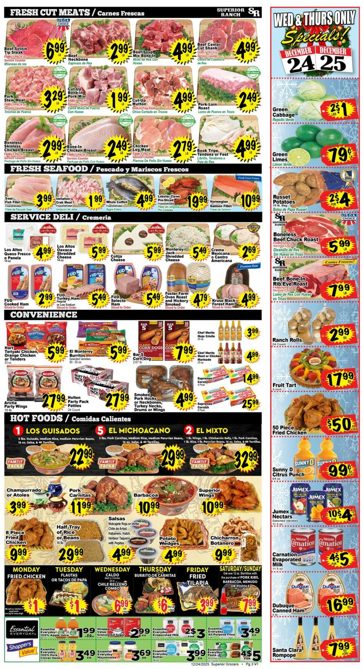 Catalogue Superior Grocers from 12/24/2025