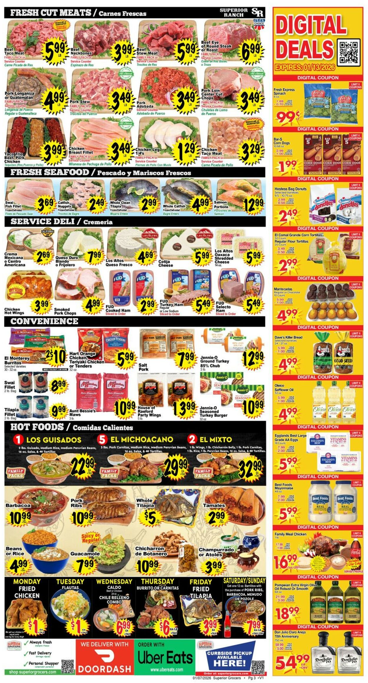 Catalogue Superior Grocers from 01/07/2026