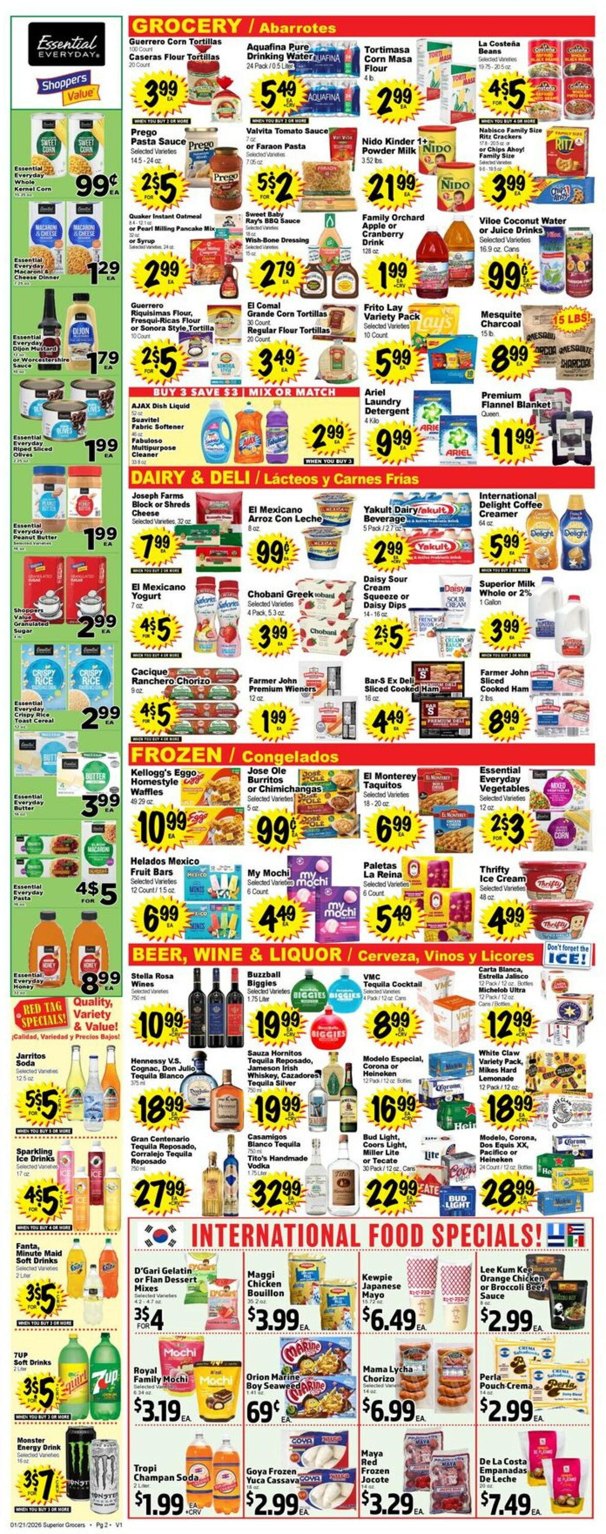 Catalogue Superior Grocers from 01/21/2026