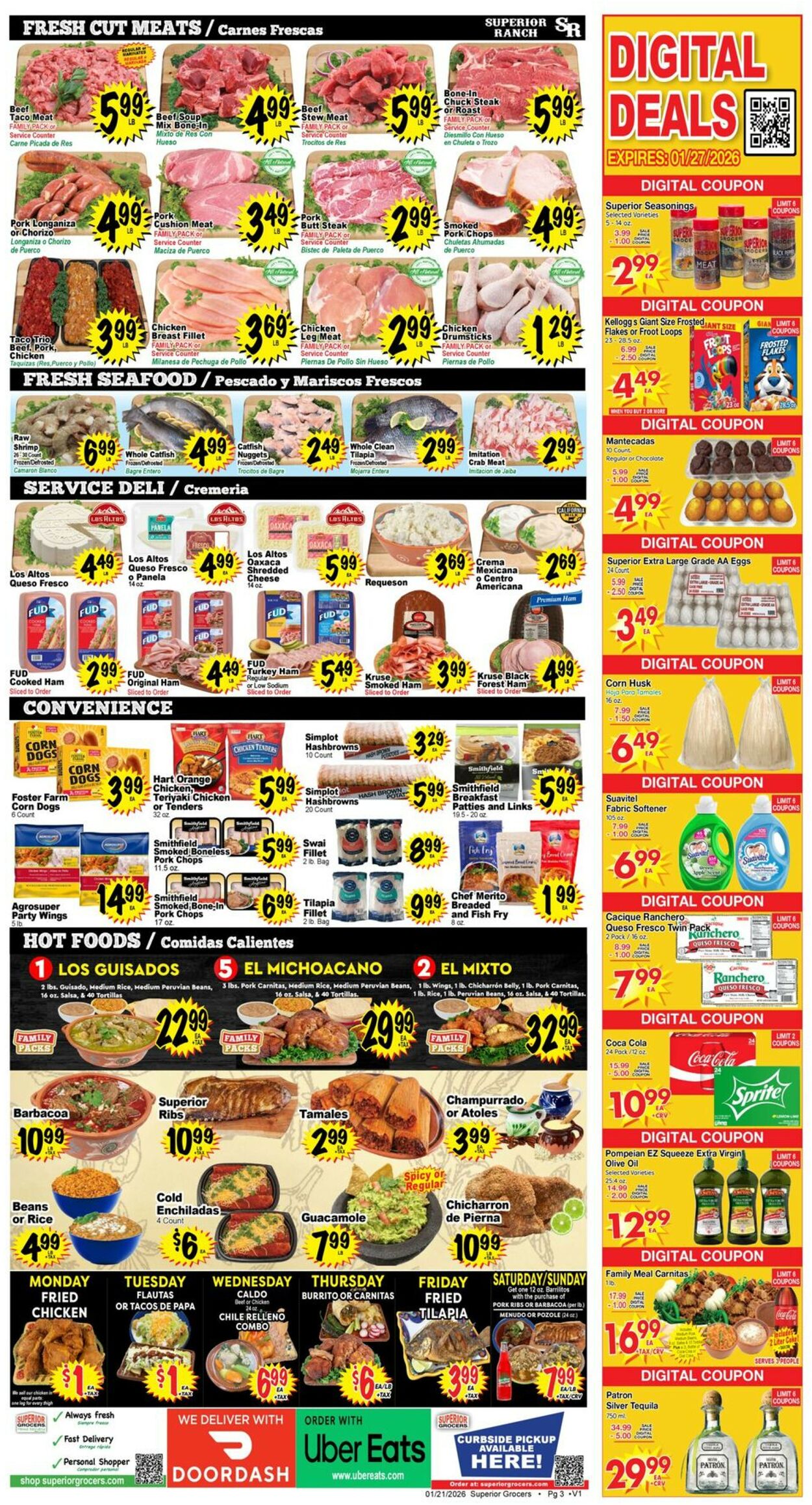 Catalogue Superior Grocers from 01/21/2026
