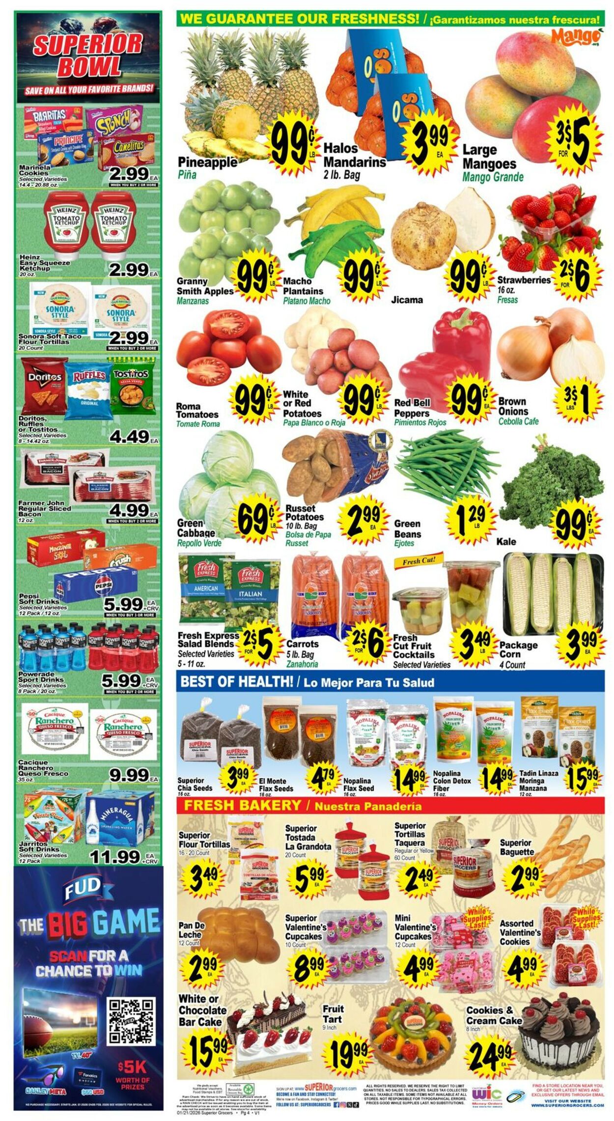 Catalogue Superior Grocers from 01/21/2026