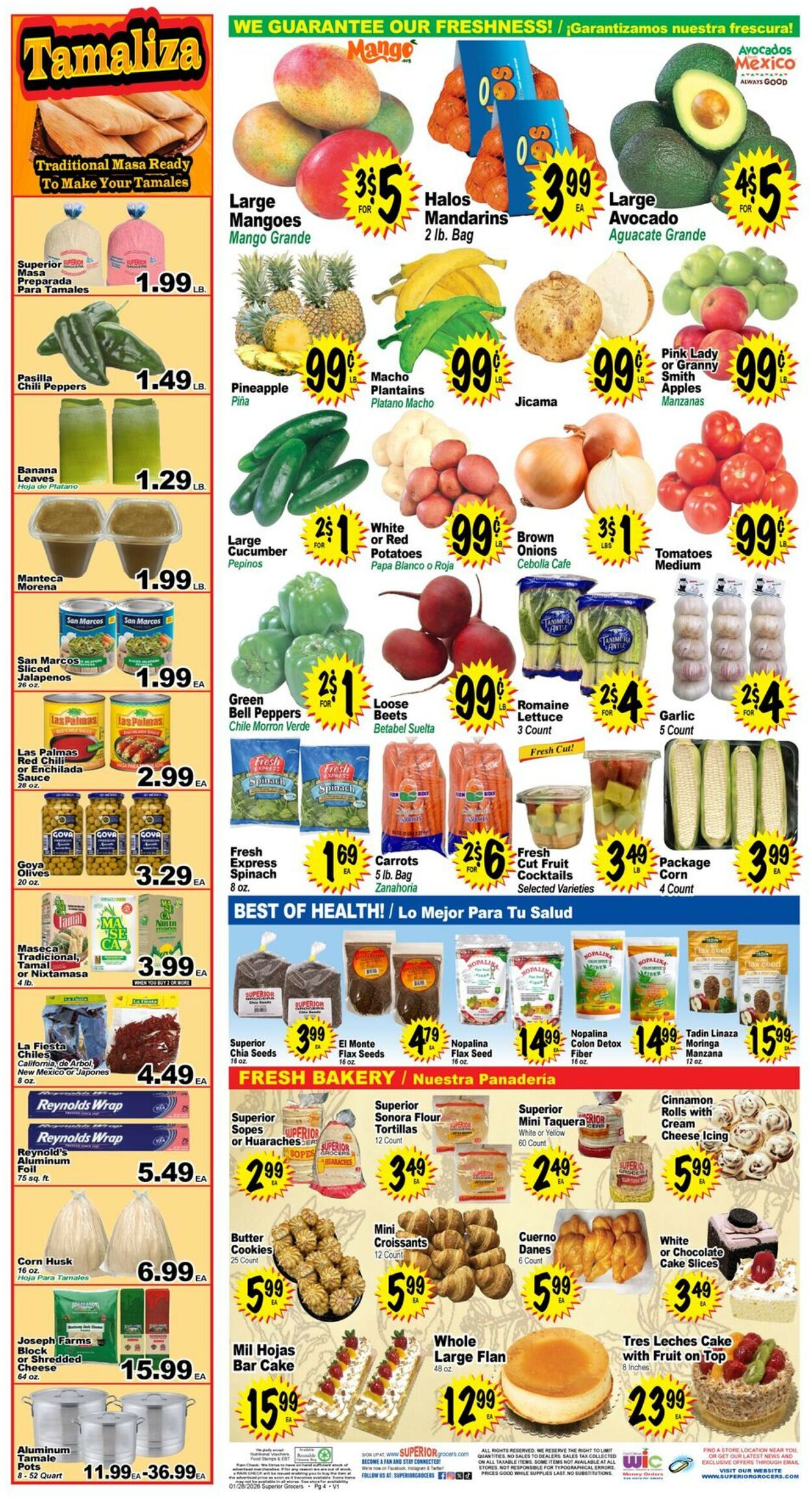 Catalogue Superior Grocers from 01/28/2026