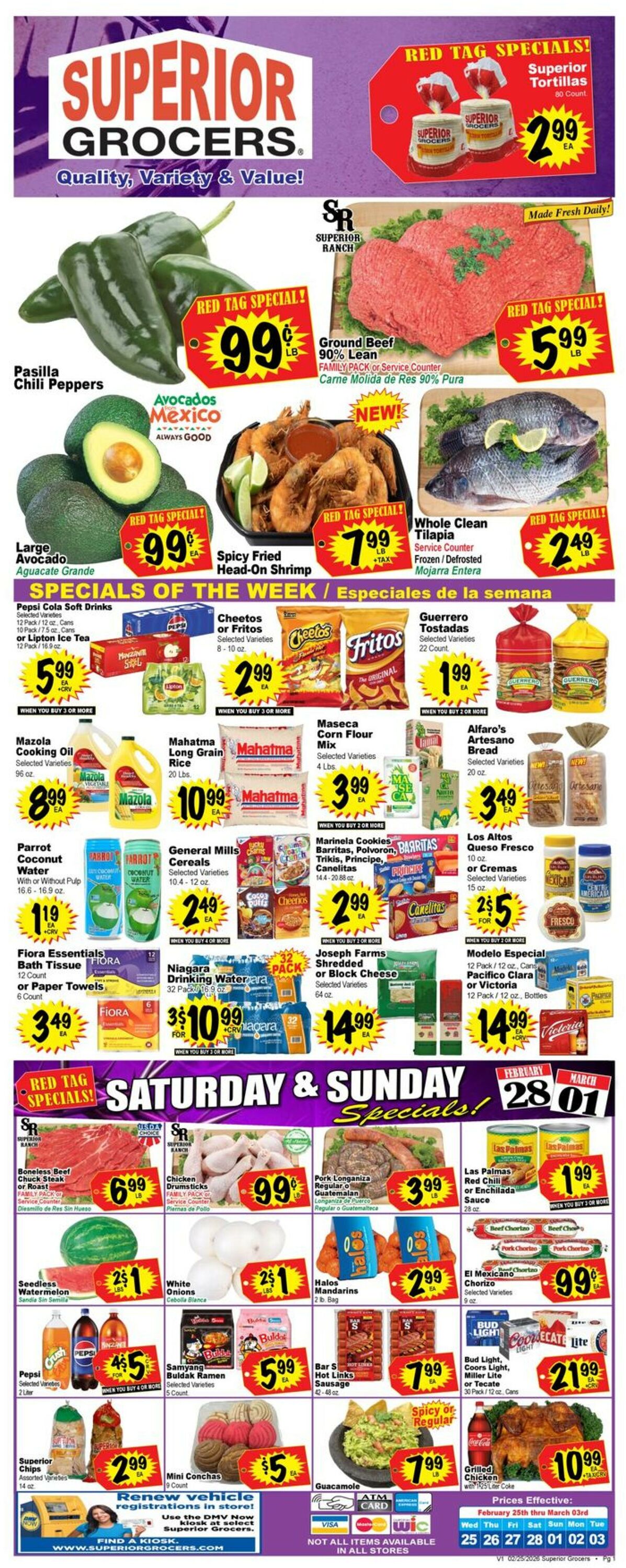 Catalogue Superior Grocers from 02/25/2026