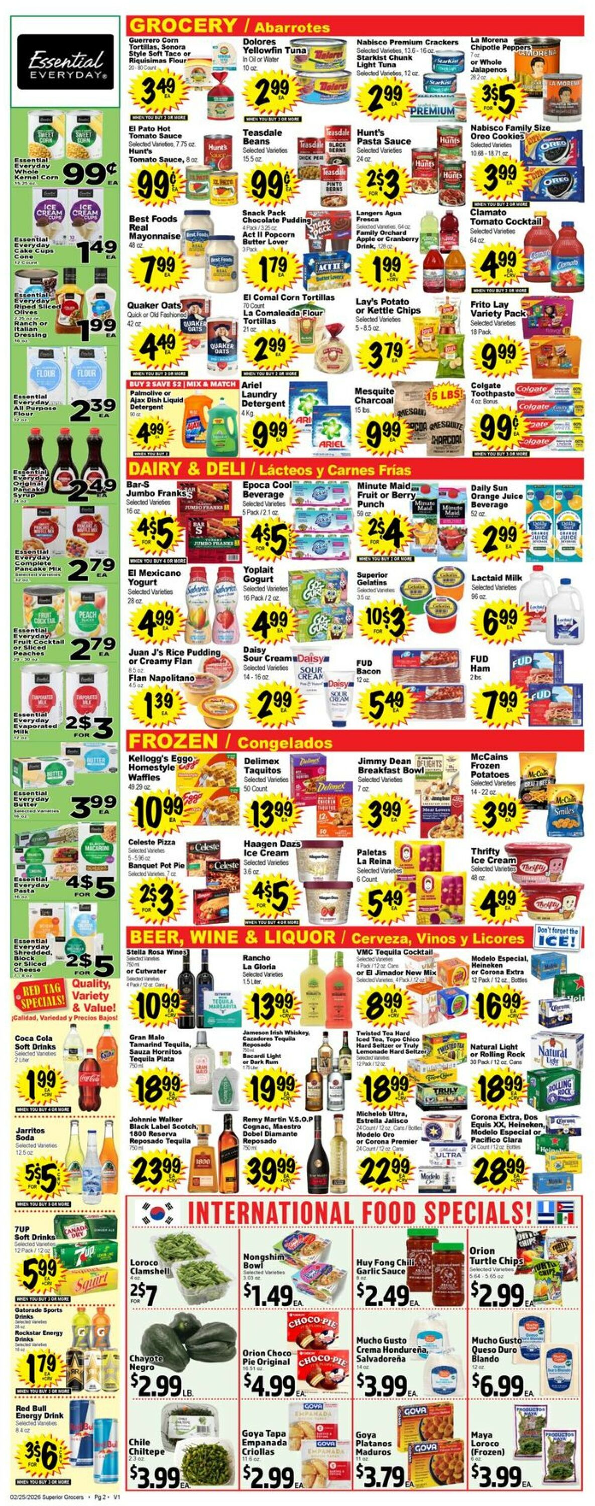 Catalogue Superior Grocers from 02/25/2026