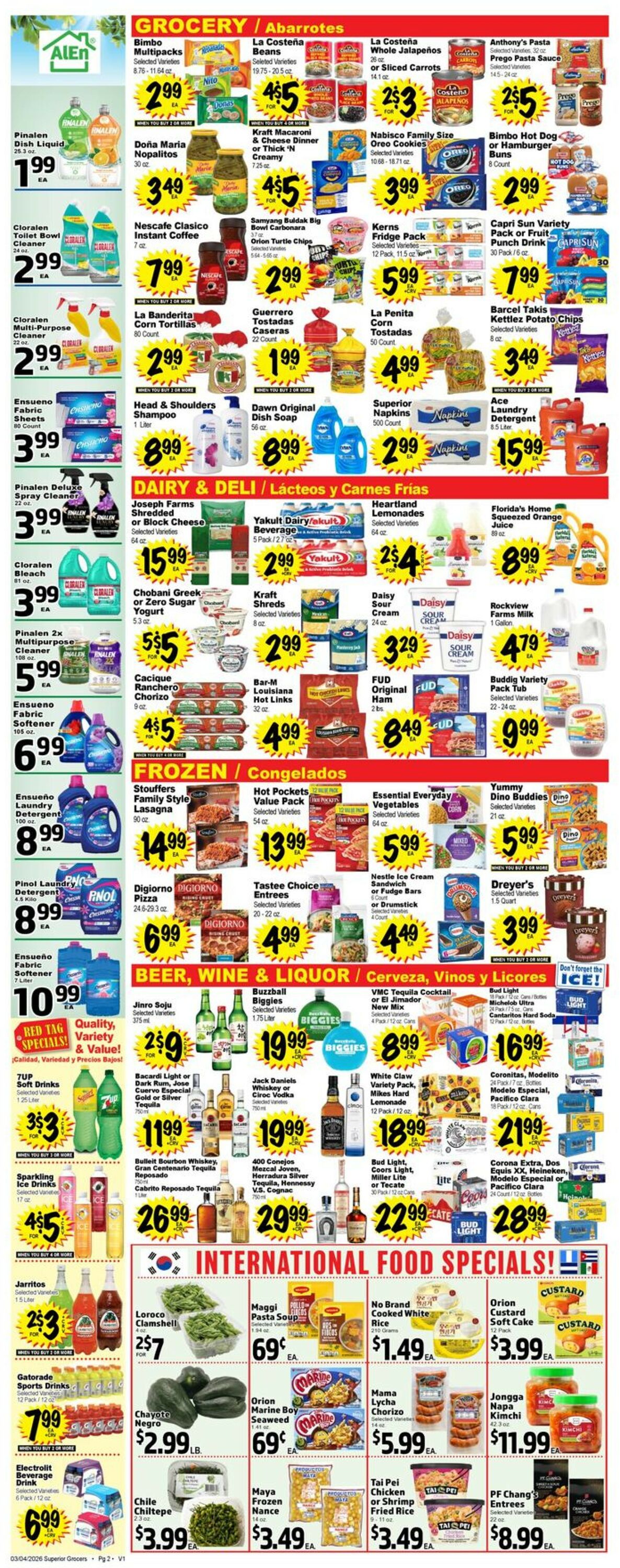 Catalogue Superior Grocers from 03/04/2026