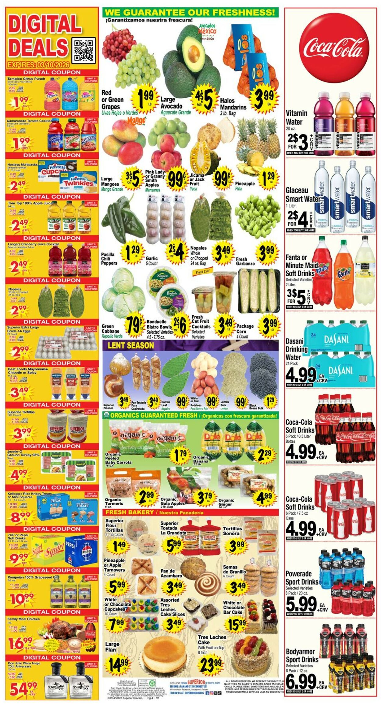 Catalogue Superior Grocers from 03/04/2026