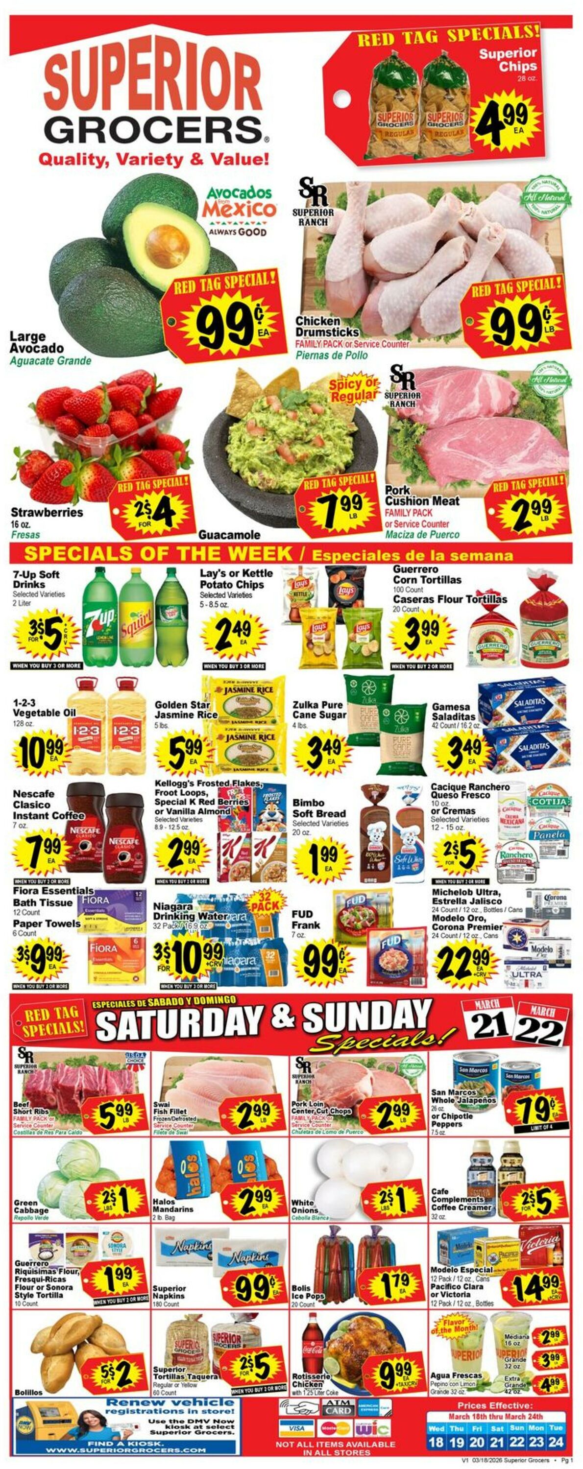 Catalogue Superior Grocers from 03/18/2026