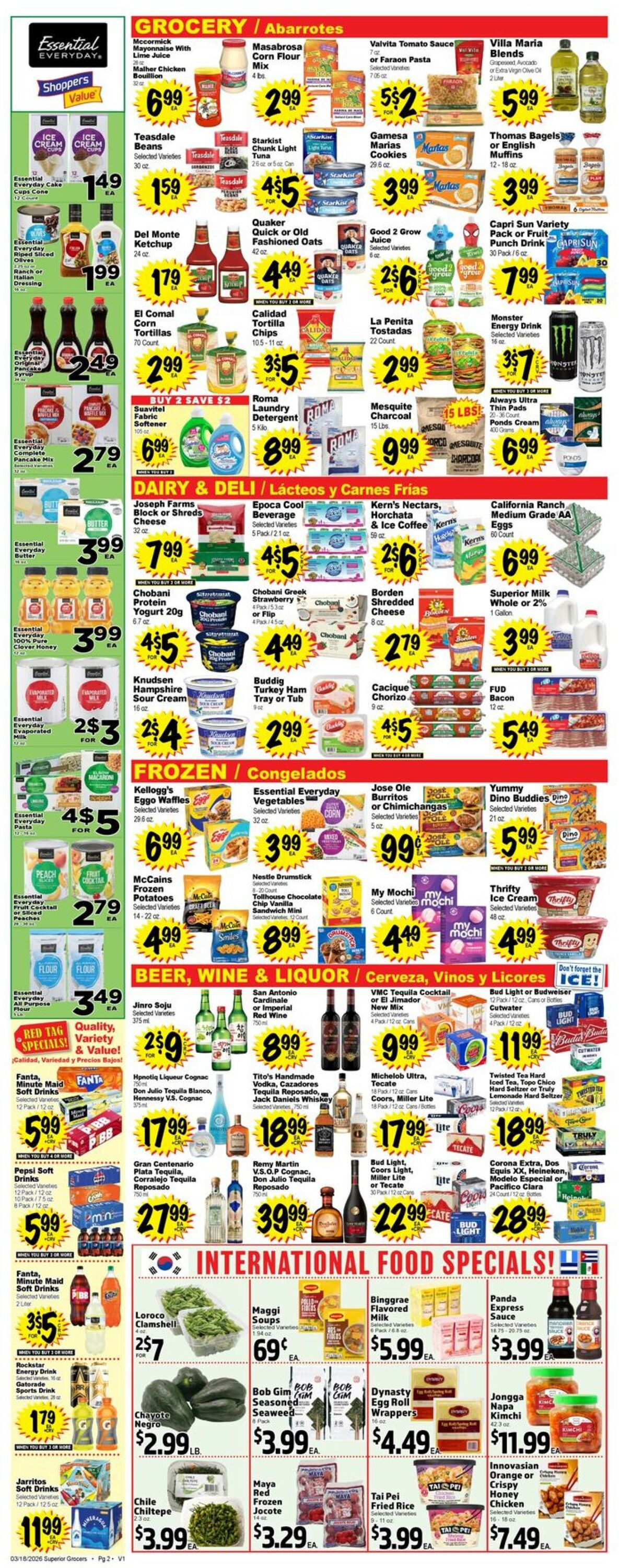 Catalogue Superior Grocers from 03/18/2026