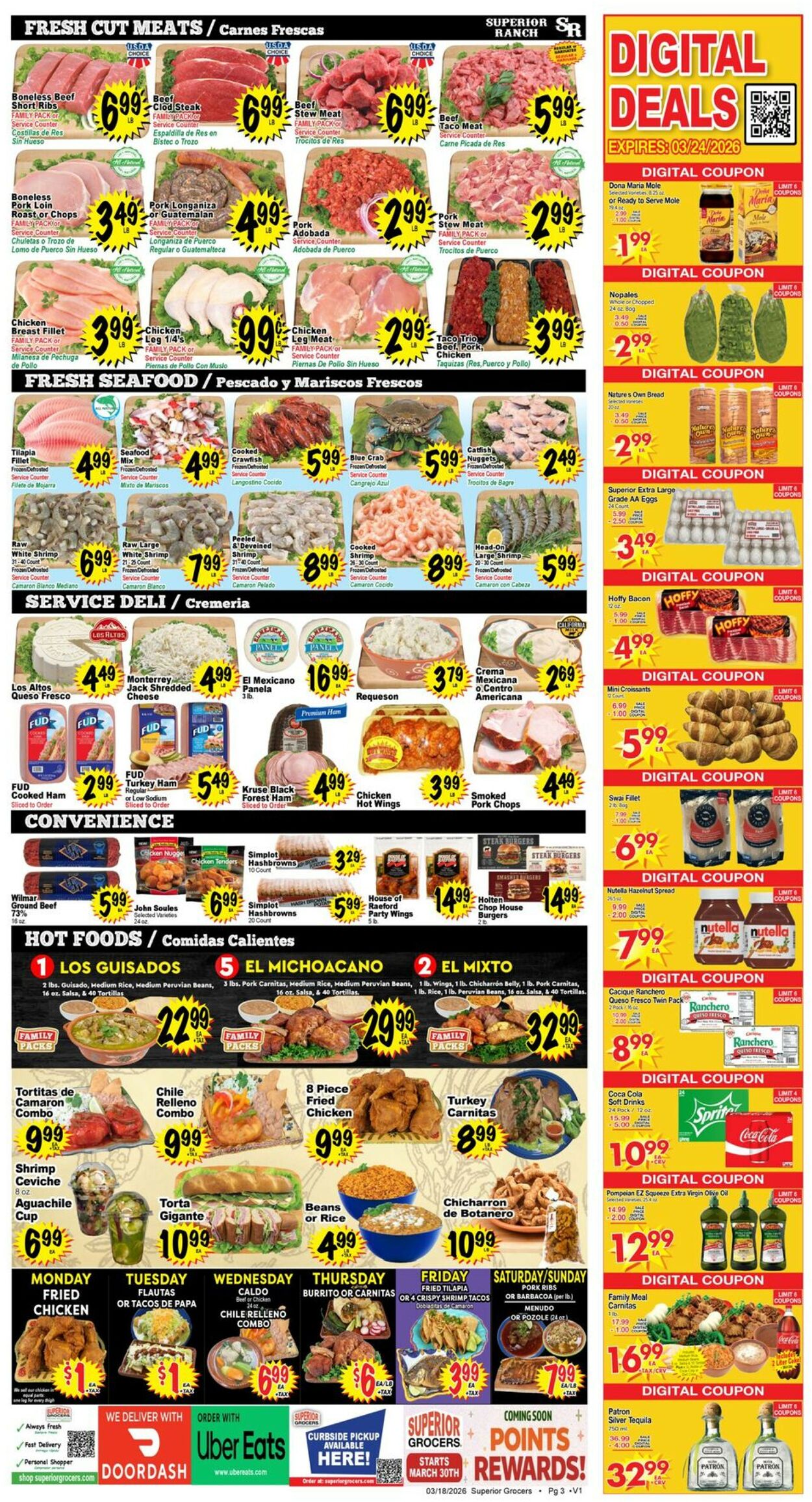 Catalogue Superior Grocers from 03/18/2026