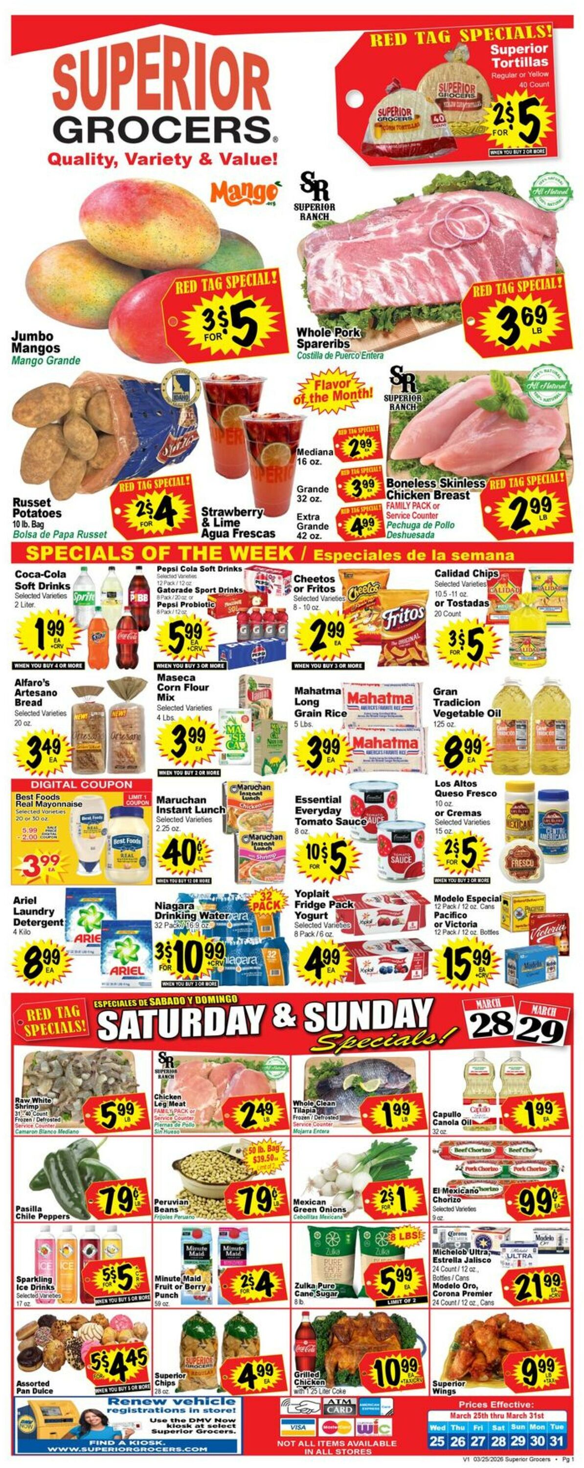 Catalogue Superior Grocers from 03/25/2026