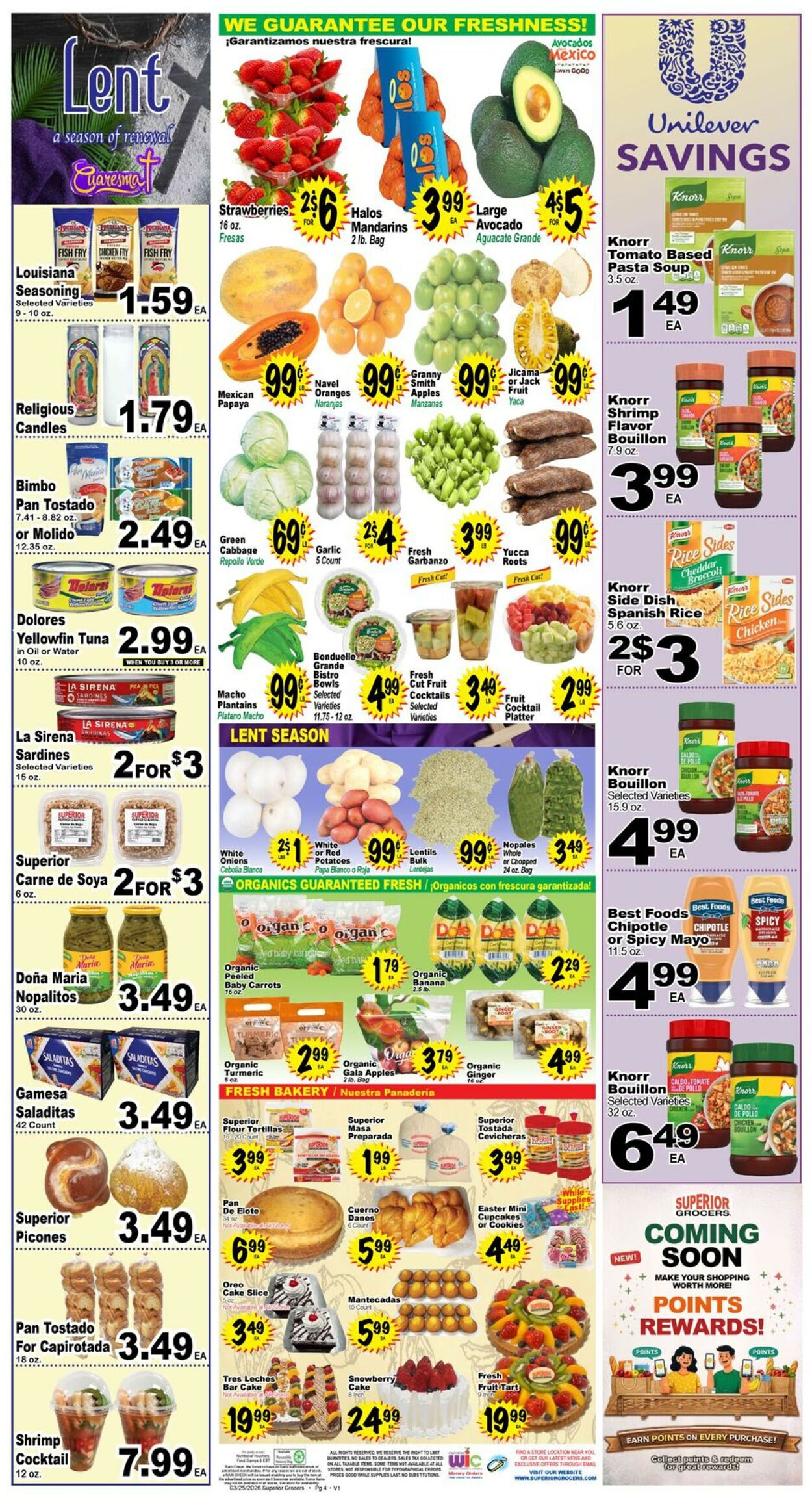 Catalogue Superior Grocers from 03/25/2026