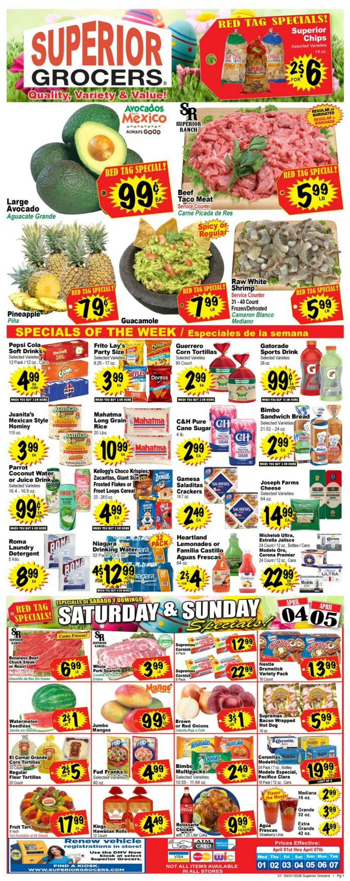 Catalogue Superior Grocers from 04/01/2026