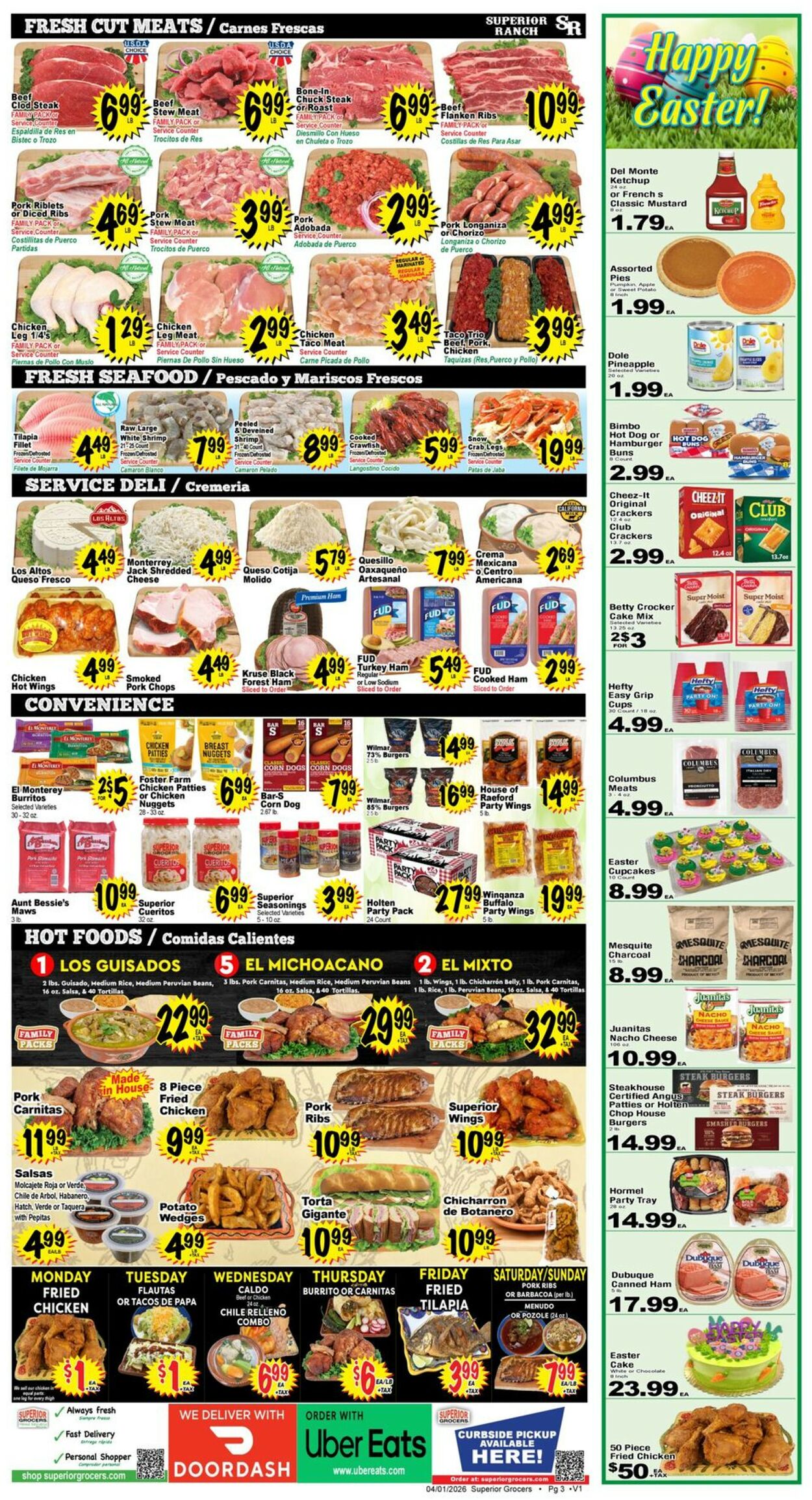 Catalogue Superior Grocers from 04/01/2026